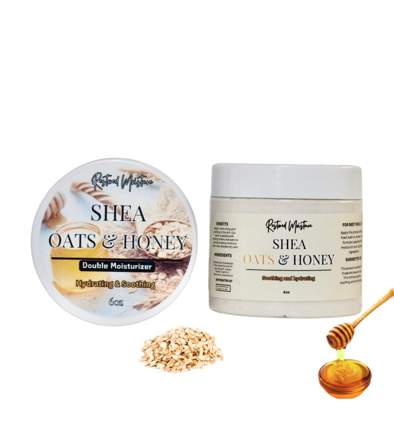 Shea Oats & Honey Double Moisturizing Body Cream - Hydrating 1 Fl Oz | Buy Online Internationally - Buy Online on GoSupps.com