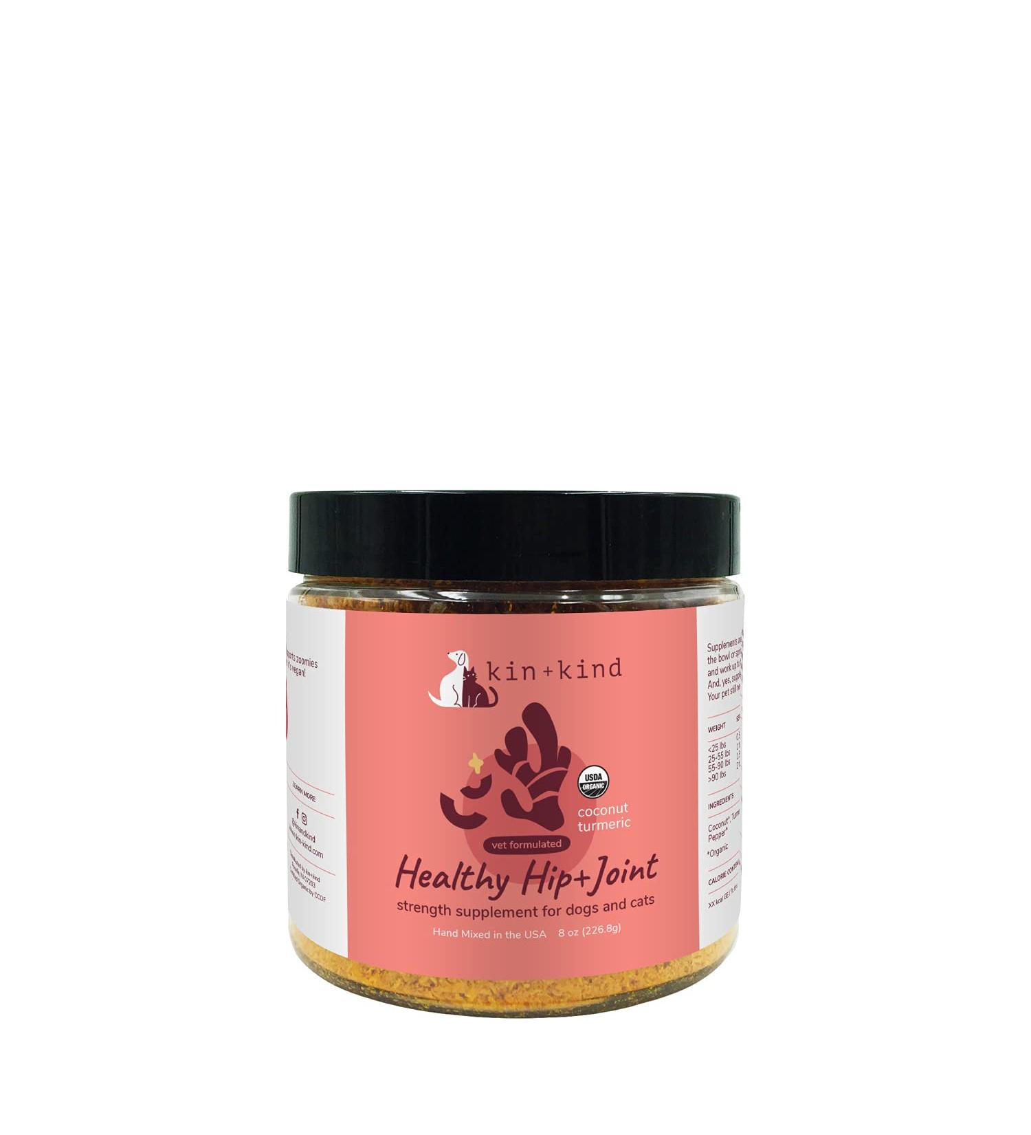 Kin+Kind Hip & Joint Raw Golden Paste 4 oz - Natural Dog Supplement for Joint Health - Buy Online on GoSupps.com