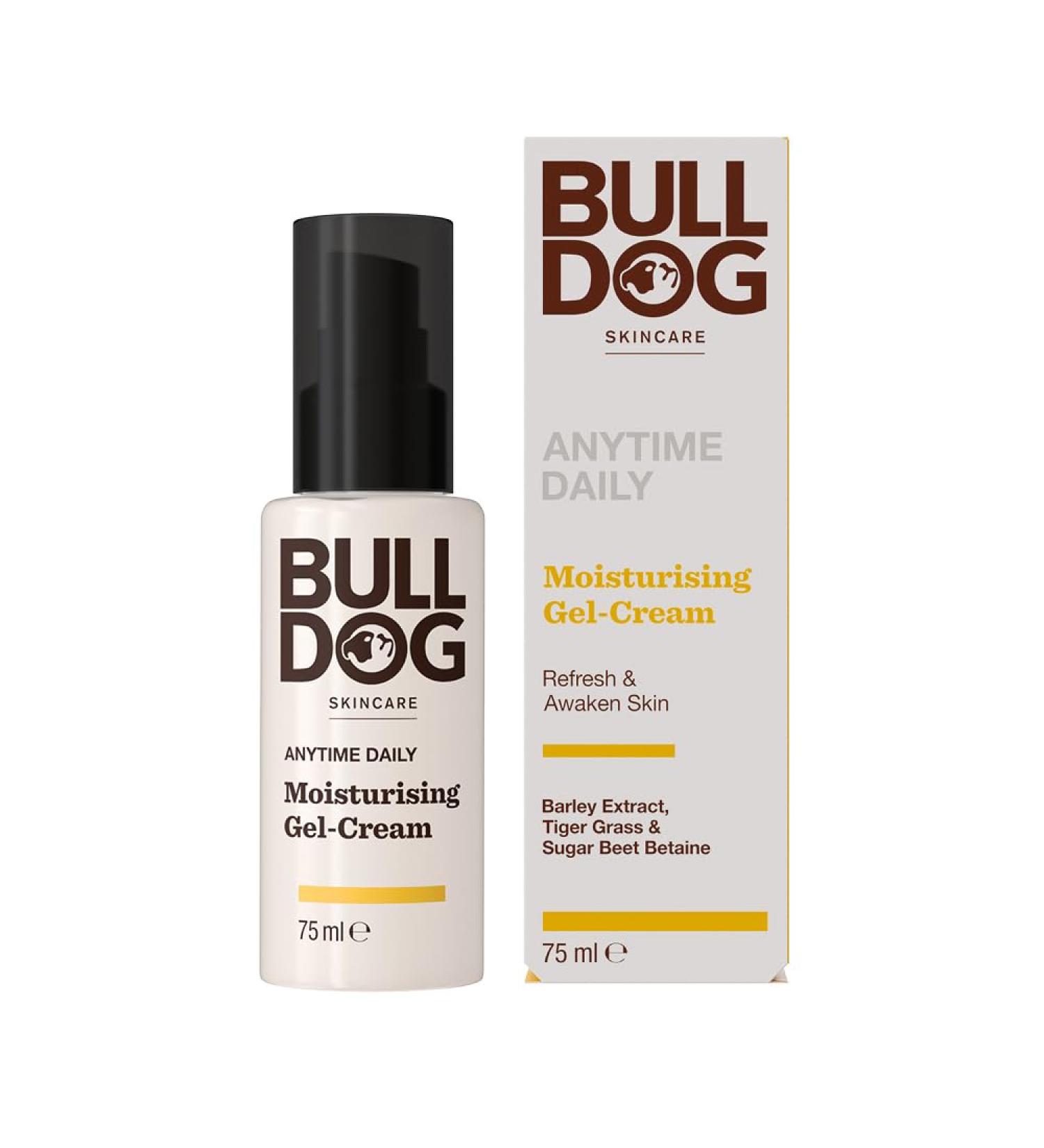 BULLDOG SKINCARE - Anytime Daily Hydrating Gel Cream for Men | Refresh & Awaken Skin | 75 ml - Buy Online on GoSupps.com