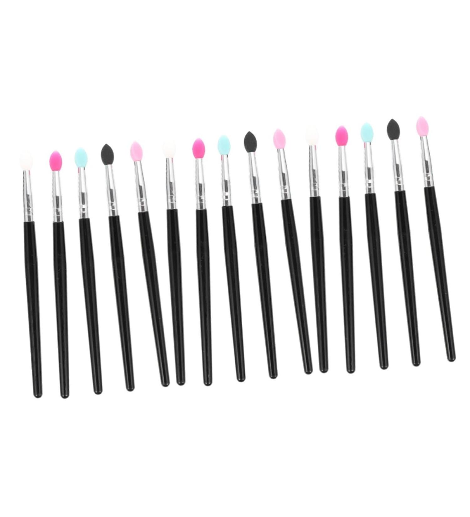 PLAFOPE 15 Pcs Silicone Eyeshadow Brush Lipstick Applicator Makeup Glitter Lipstick - Buy Online on GoSupps.com