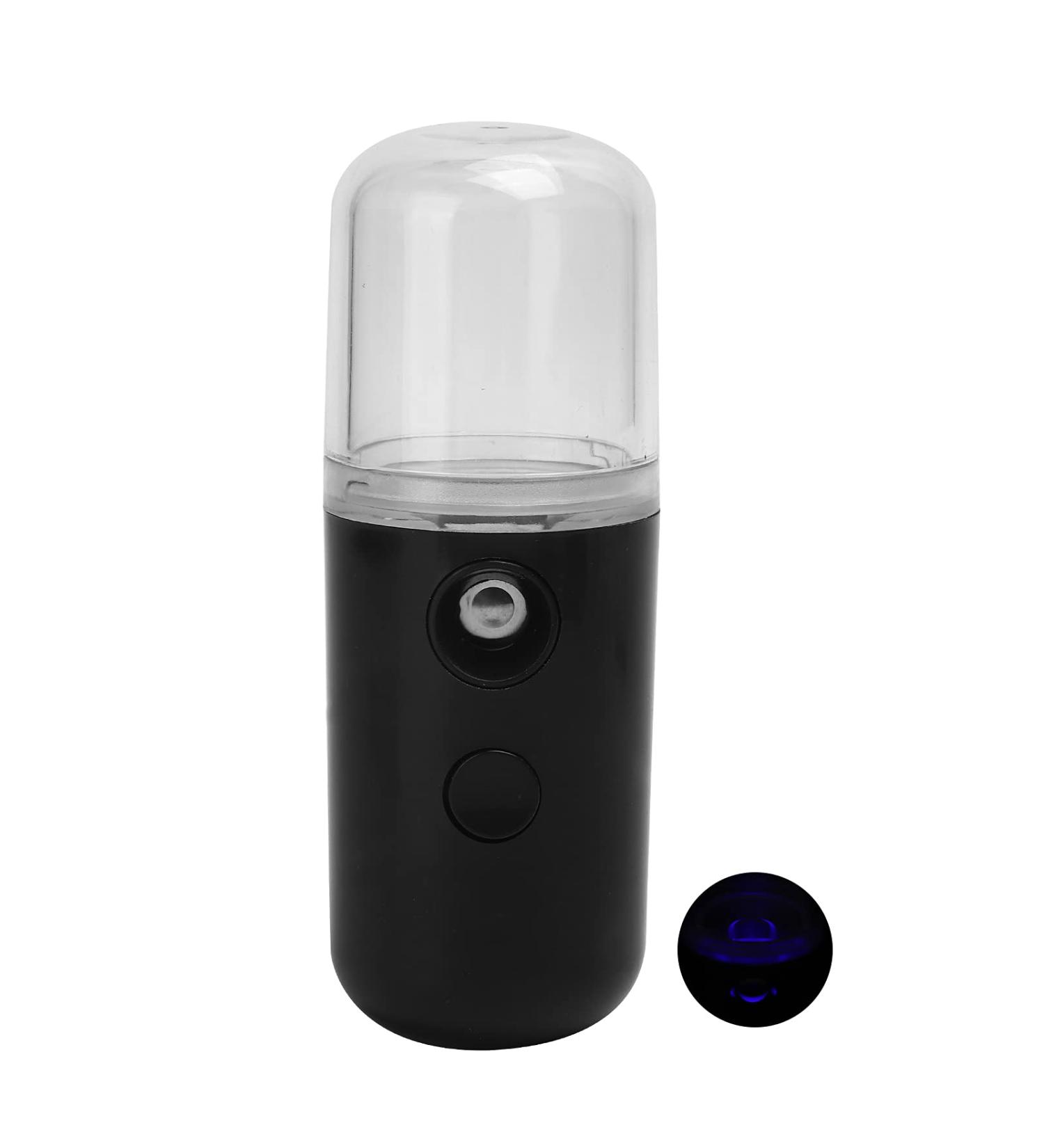 Qukaim Face Mist Sprayer Rechargeable Handheld Face Mist Sprayer Moisturizing Hydrating Face Humidifier Black - Buy Online on GoSupps.com