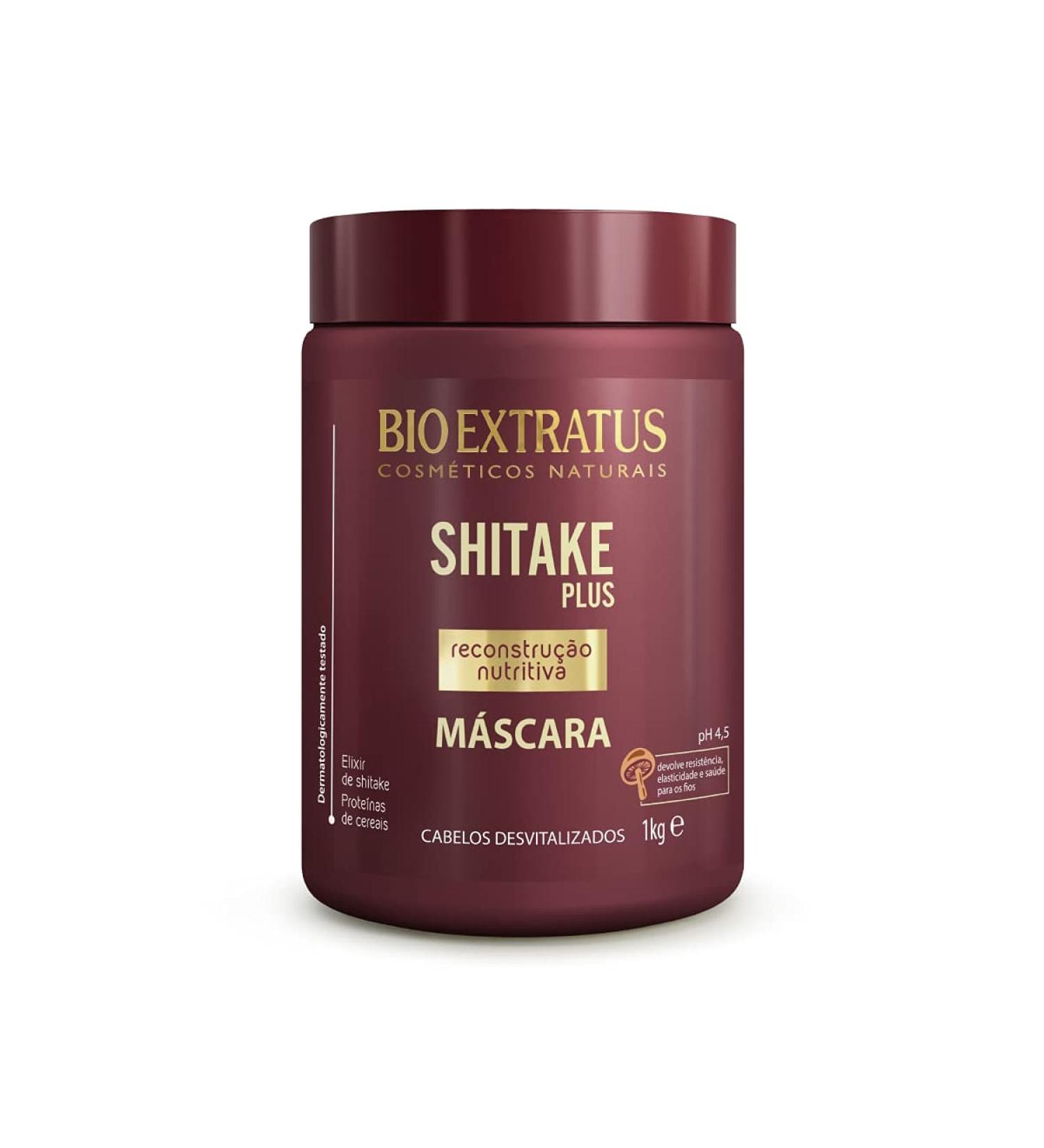 Bio Extratus Linha Shitake (Reconstrucao Nutritiva) Mascara Hidratacao Nutritiva 1000 Kg Shitake (Nutricious Reconstruction) Collection - Nourishing Moisturizing Mask Net 33.81 Oz