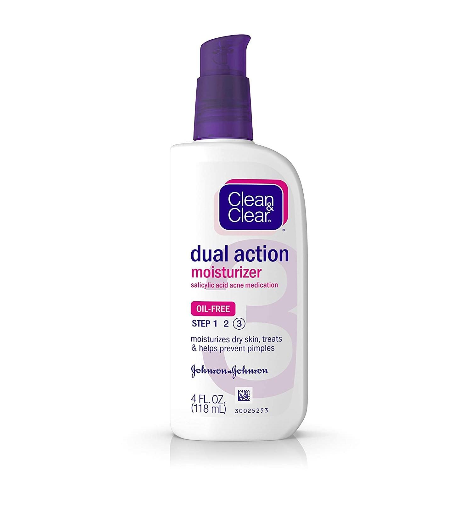 Cln&Clr Dual Moisturizer 4 Oz - Oil-Free Clean & Clear for All Skin Types | International Shipping Available - Buy Online on GoSupps.com