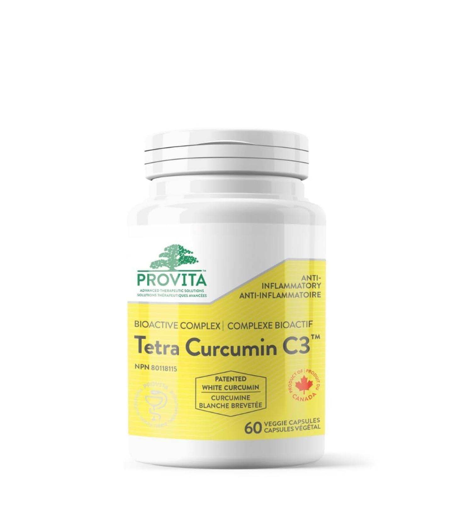 Provita Tetra Curcumin: The Superior White Curcumin Supplement for Enhanced Health and Wellness (60 Capsules) - Buy Online on GoSupps.com