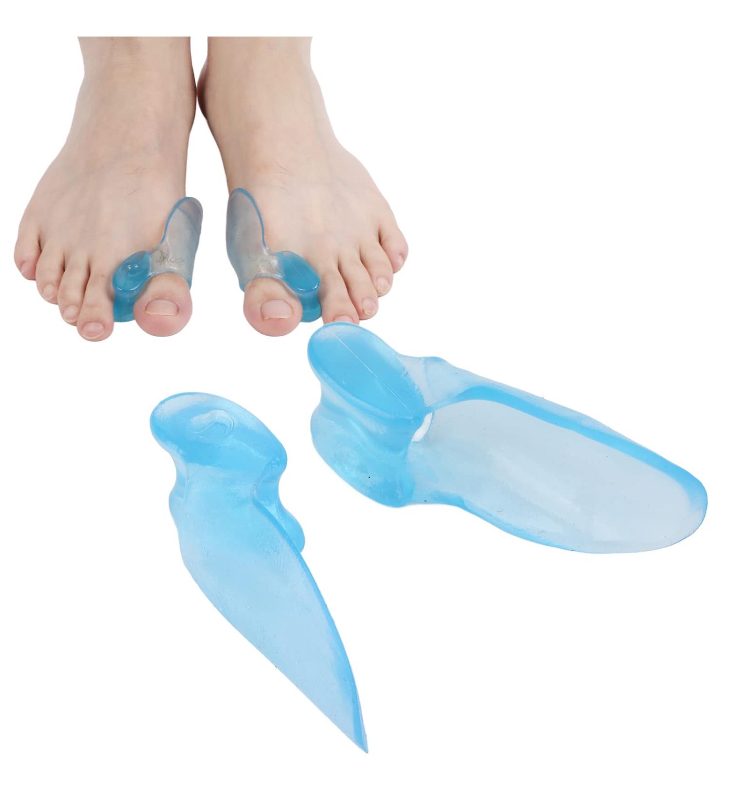 Milltrip Soft Toe Separator Bunion Corrector - Washable & Reusable Silicone Bunion Cushion for Big Toe - Relieve Pain & Protect Toe - Buy Online on GoSupps.com