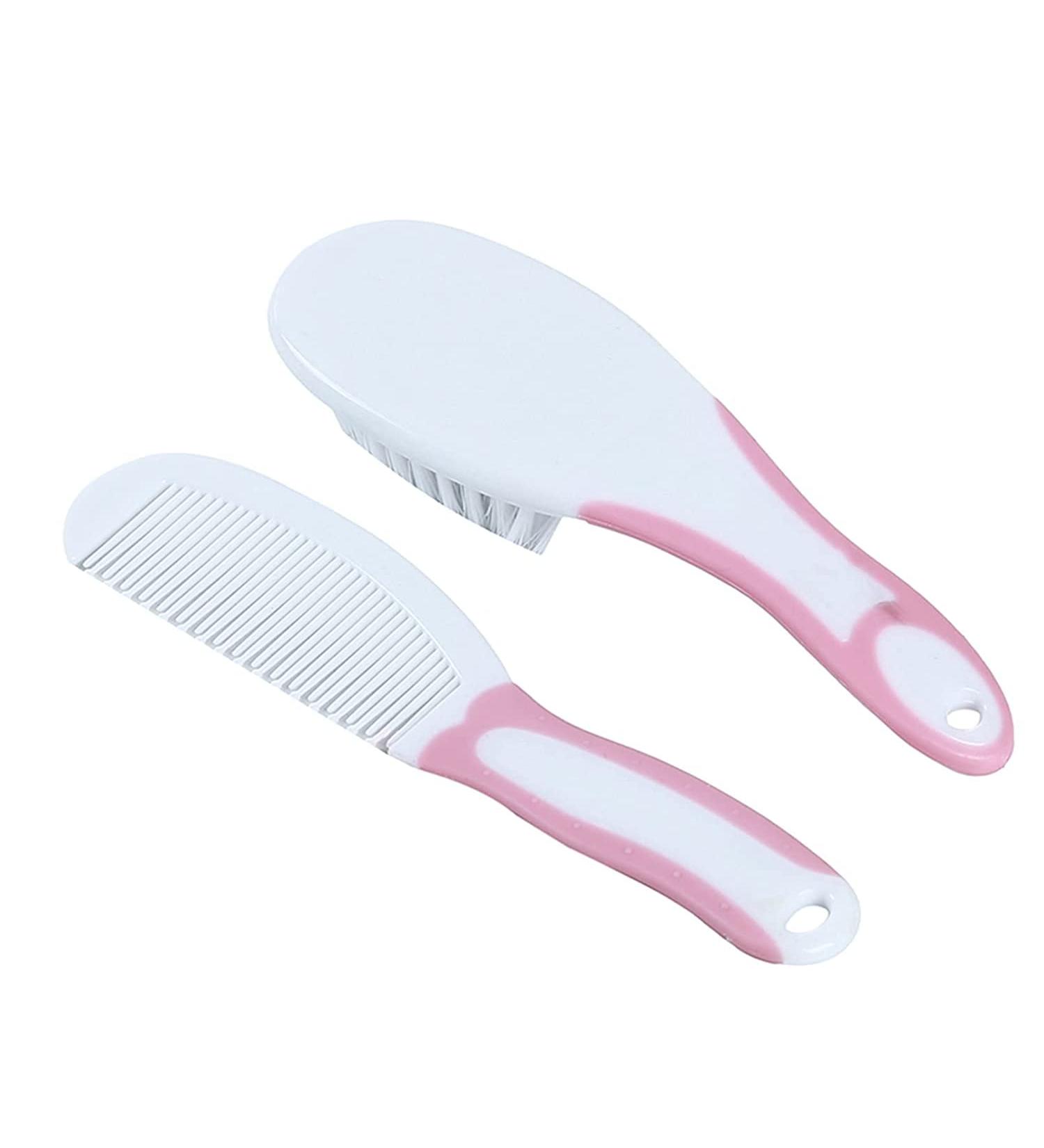 Baby Hair Brush and Comb Set for Newborns - Gentle Baby Grooming Kit for Infants, Toddlers, and Kids - Buy Online on GoSupps.com