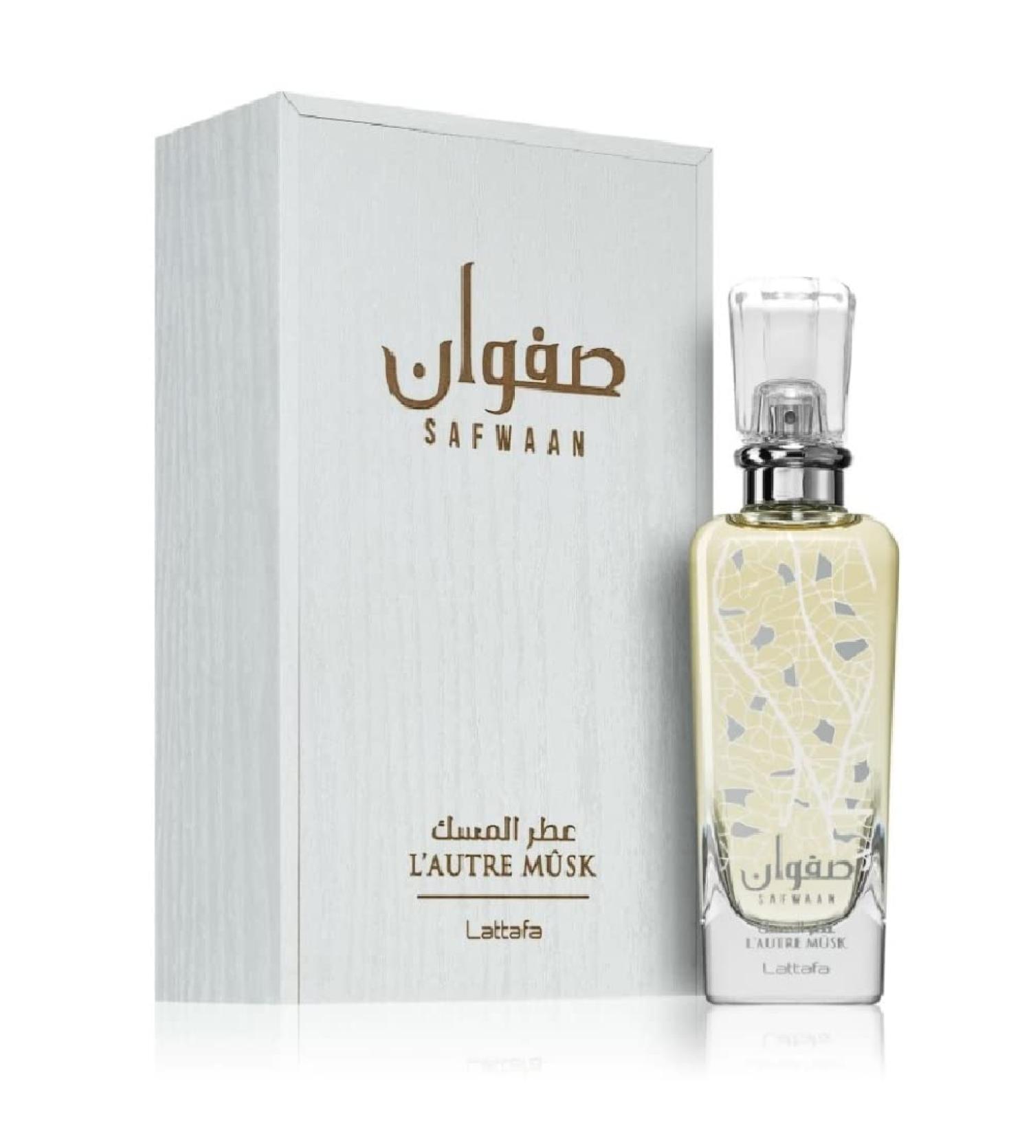 Lattafa Safwaan L'Autre Musk Eau de Parfum Spray for Unisex 3.4 Ounce Vanilla