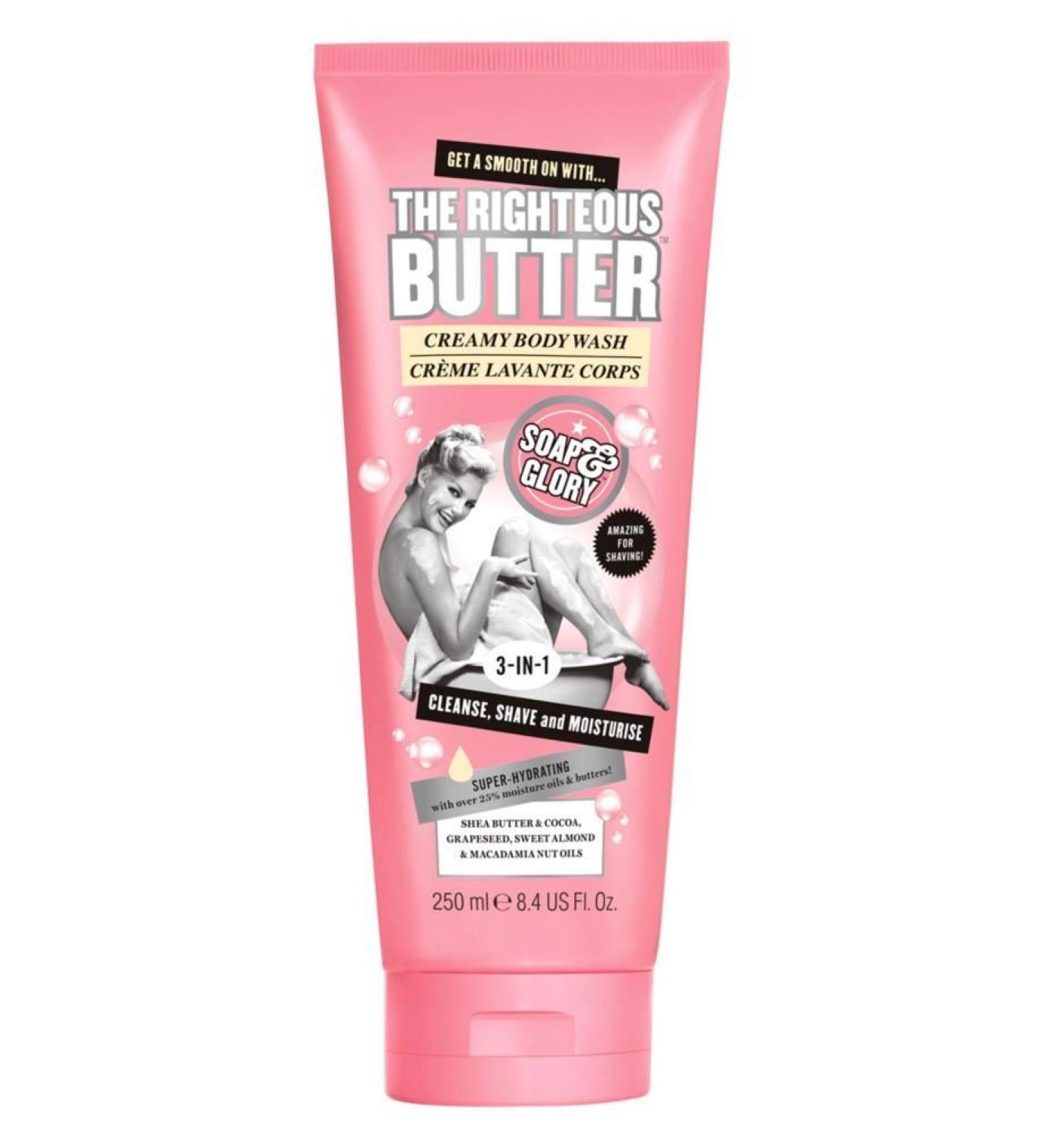 Soap & Glory The Righteous Butter 3In1 Creamy Body Wash 250 Ml