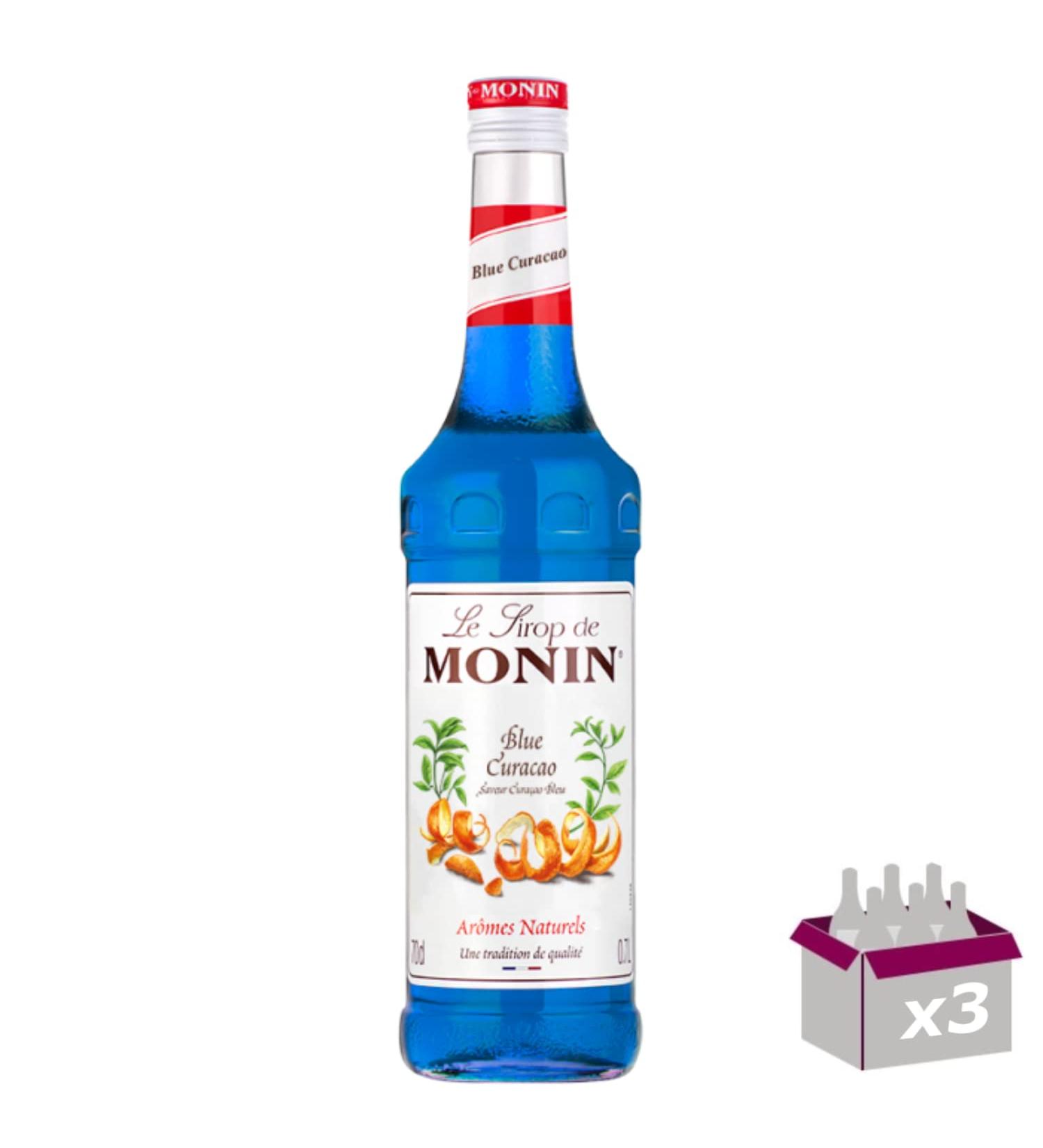 Lot de 3 Sirop - Cura ao bleu - 70cL