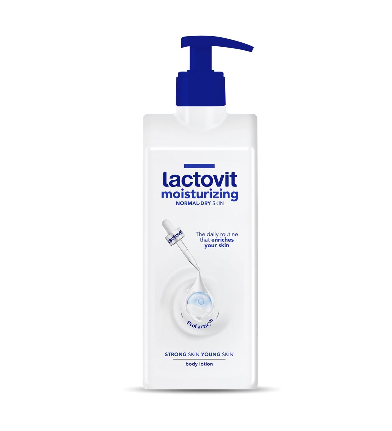 Lactovit | Moisturizing Body Lotion | Nourishing Care for Normal & Dry Skin | With ProLactiC10 Collagen & Elastin Booster | Smooth & Youthful Skin | Dermatologist Recommended | 400 ml 13.52 Ounce (Pack of 1) - Buy Online on GoSupps.com