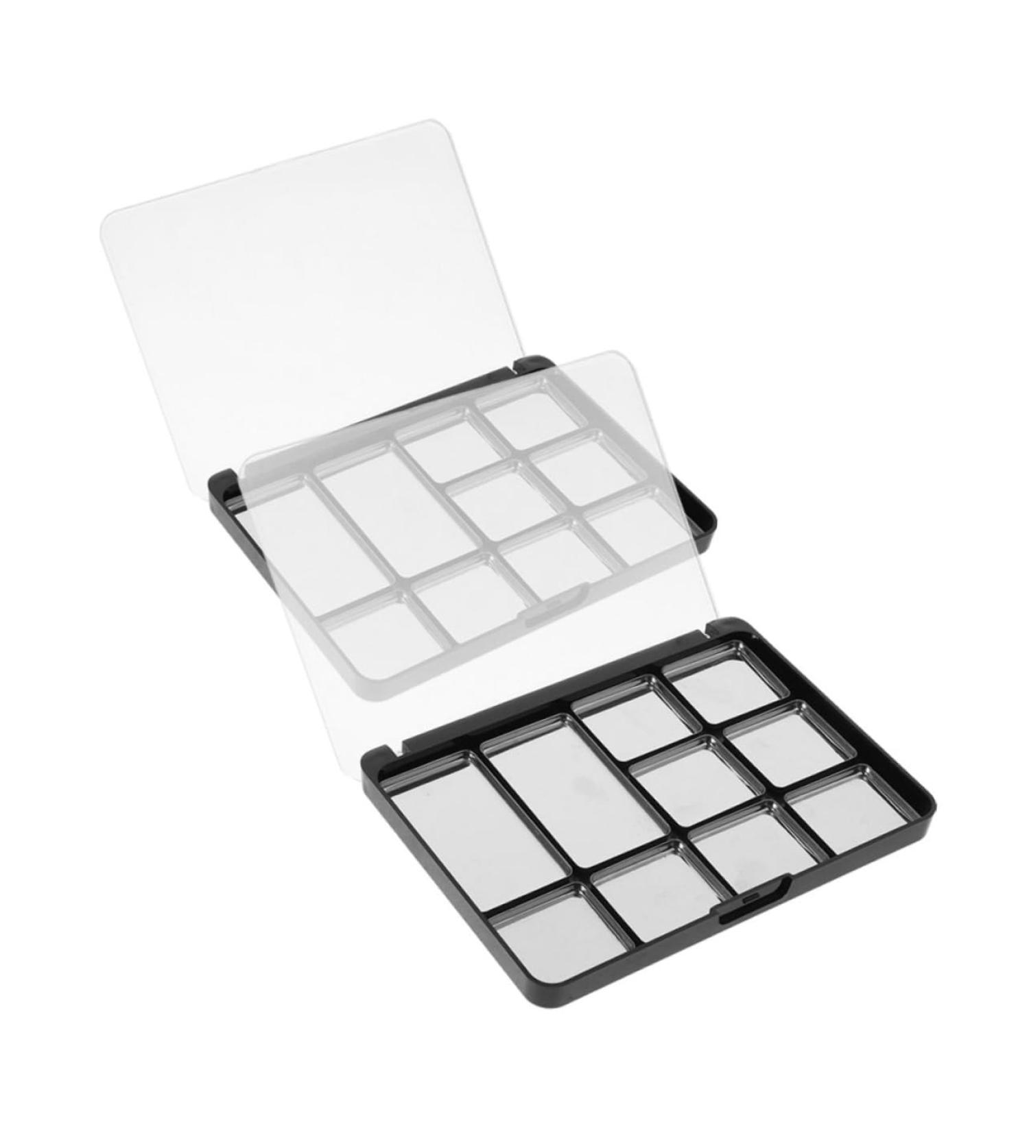 Homoyoyo 2 Pi ces Palette De Fards Paupi res Vides Plateau De Rangement Pour Cosm tiques Et Maquillage Couvercle Transparent Base Magn tique Capacit Spacieuse Compact Et Portable - Buy Online on GoSupps.com
