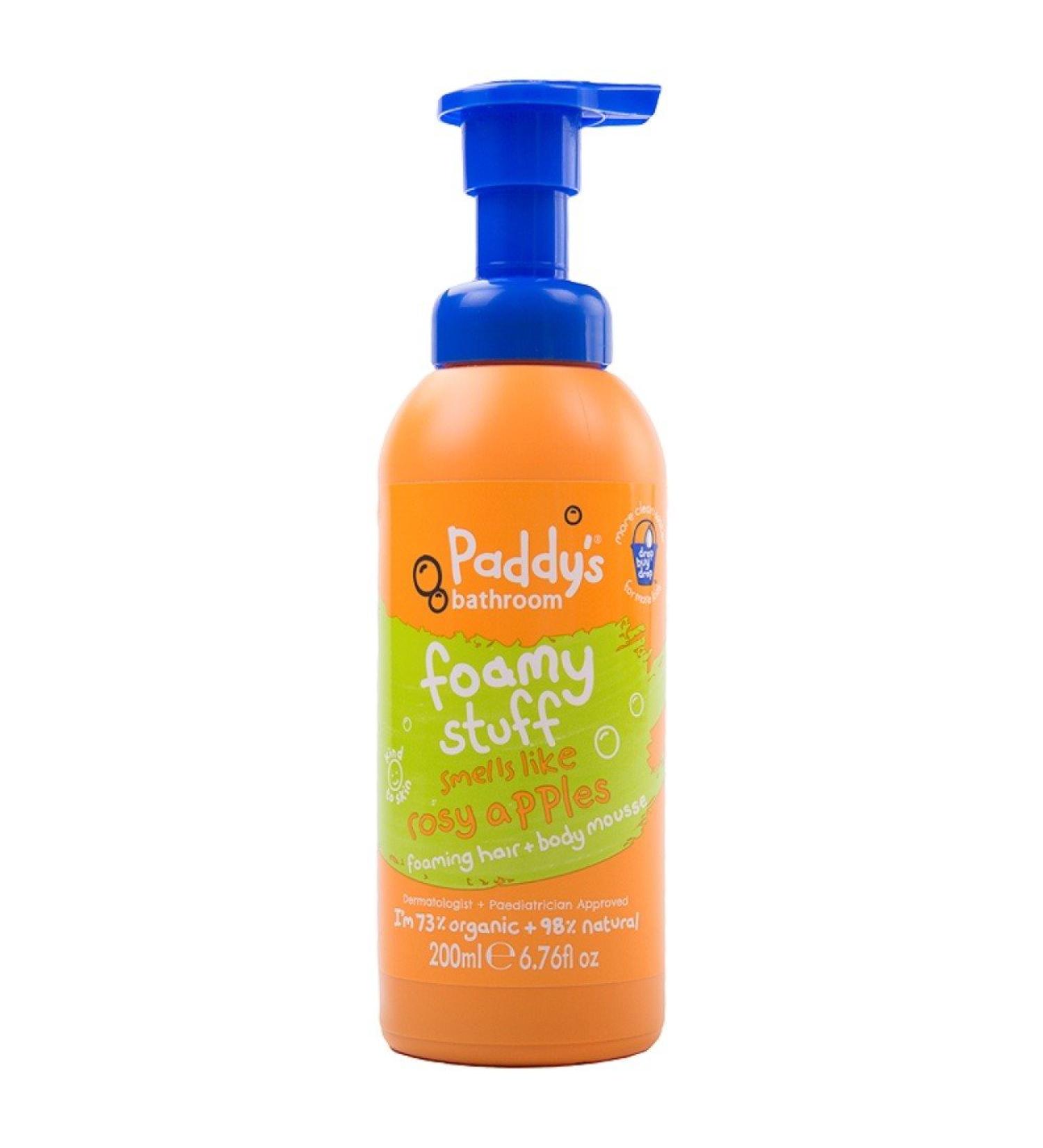 Paddy's Bathroom 200 ml Rosy Apple Organic Foamy Stuff Hand and Body Wash