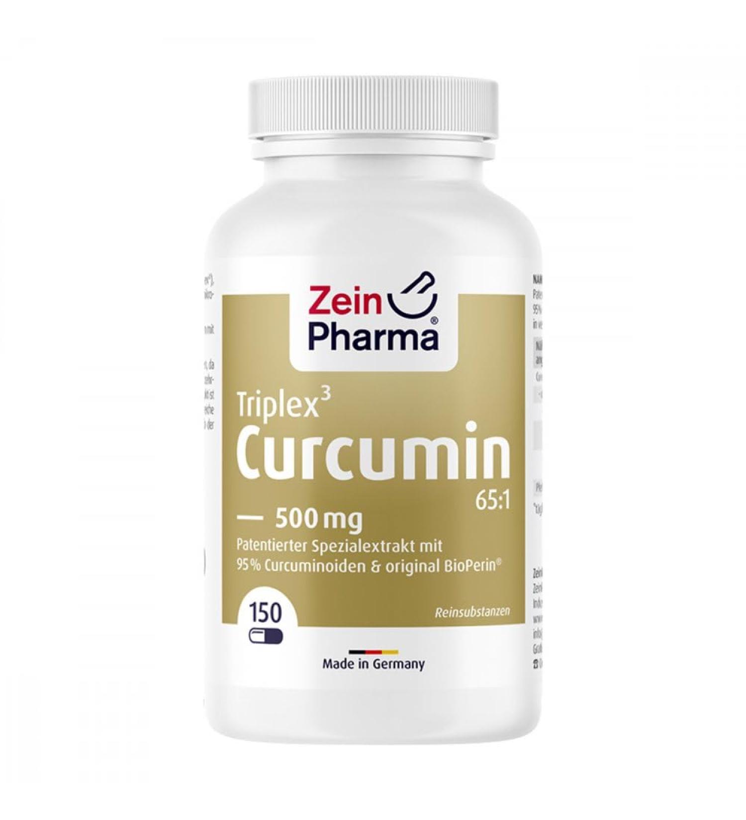 Curcumin Triplex 500 mg Capsules - 150 pcs | High-Potency Anti-Inflammatory Supplement - Fast International Shipping - Buy Online on GoSupps.com