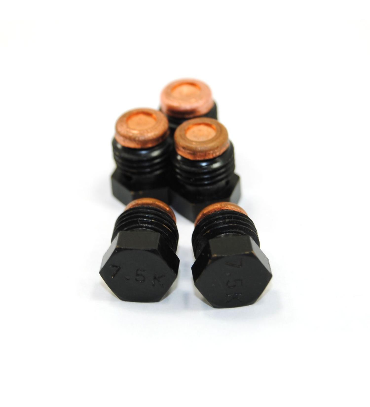 Guerrilla Air 7.5k Burst Disk for 4500 psi Regulators - Black 5 Pack