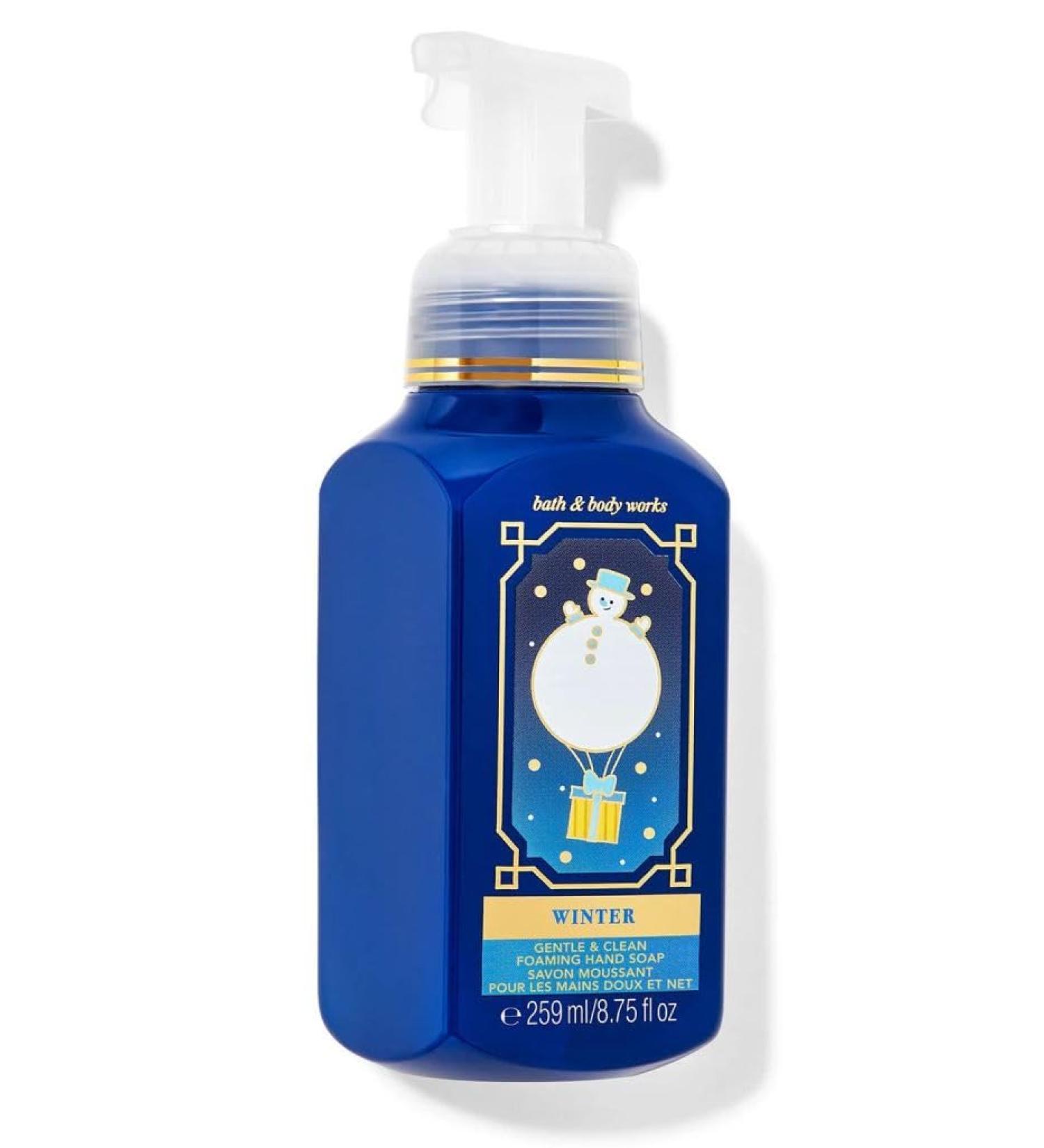 Bath Body Winter Gentle Foaming Hand Soap - 8.75 Fl Oz - Scented with Natural Essential Oils