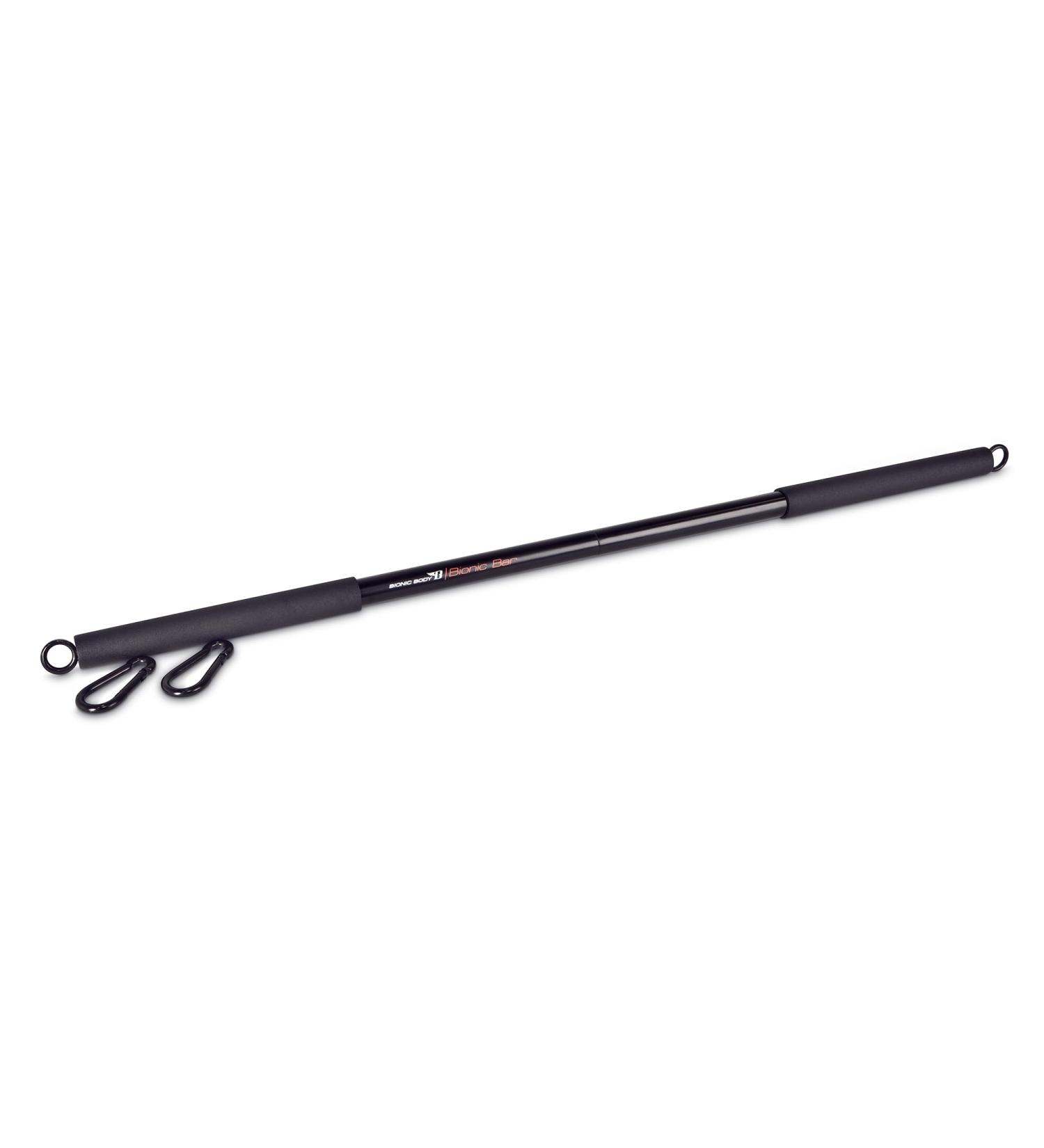 Professional Resistance Exercise Bar Kit - 36" Lightweight with 6 Accessories 20/30/40lb Bands Door Anchor & Straps for Home Training - Buy Online on GoSupps.com