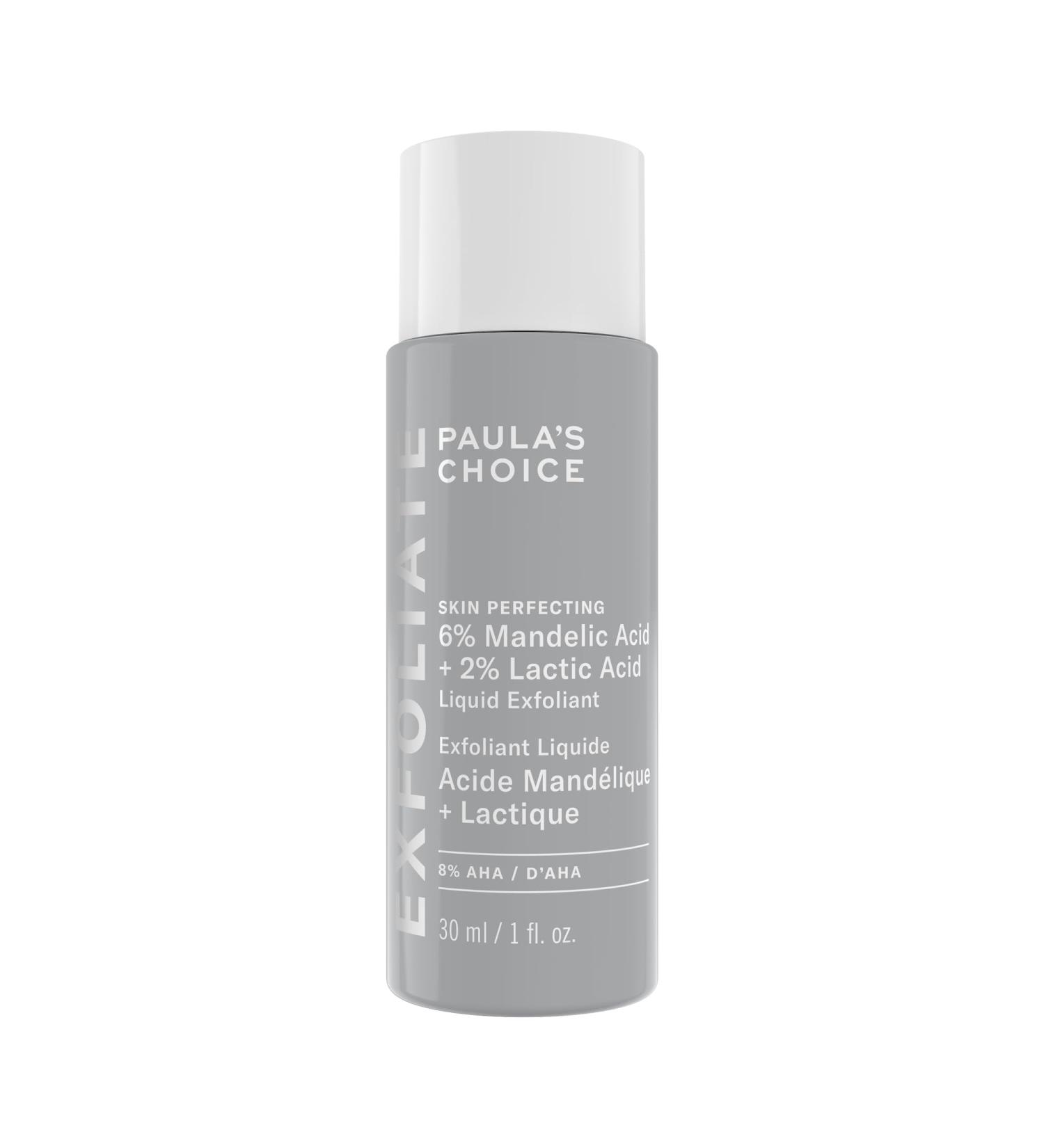 Paula s Choice 6% Mandelic Acid + 2% Lactic Acid Exfoliant Gentle Daily AHA Exfoliation for Discolouration Bumpy Texture & Radiance for Sensitive Skin Fragrance-Free & Paraben-Free 30mL 30 ml (Pack of 1) - Buy Online on GoSupps.com