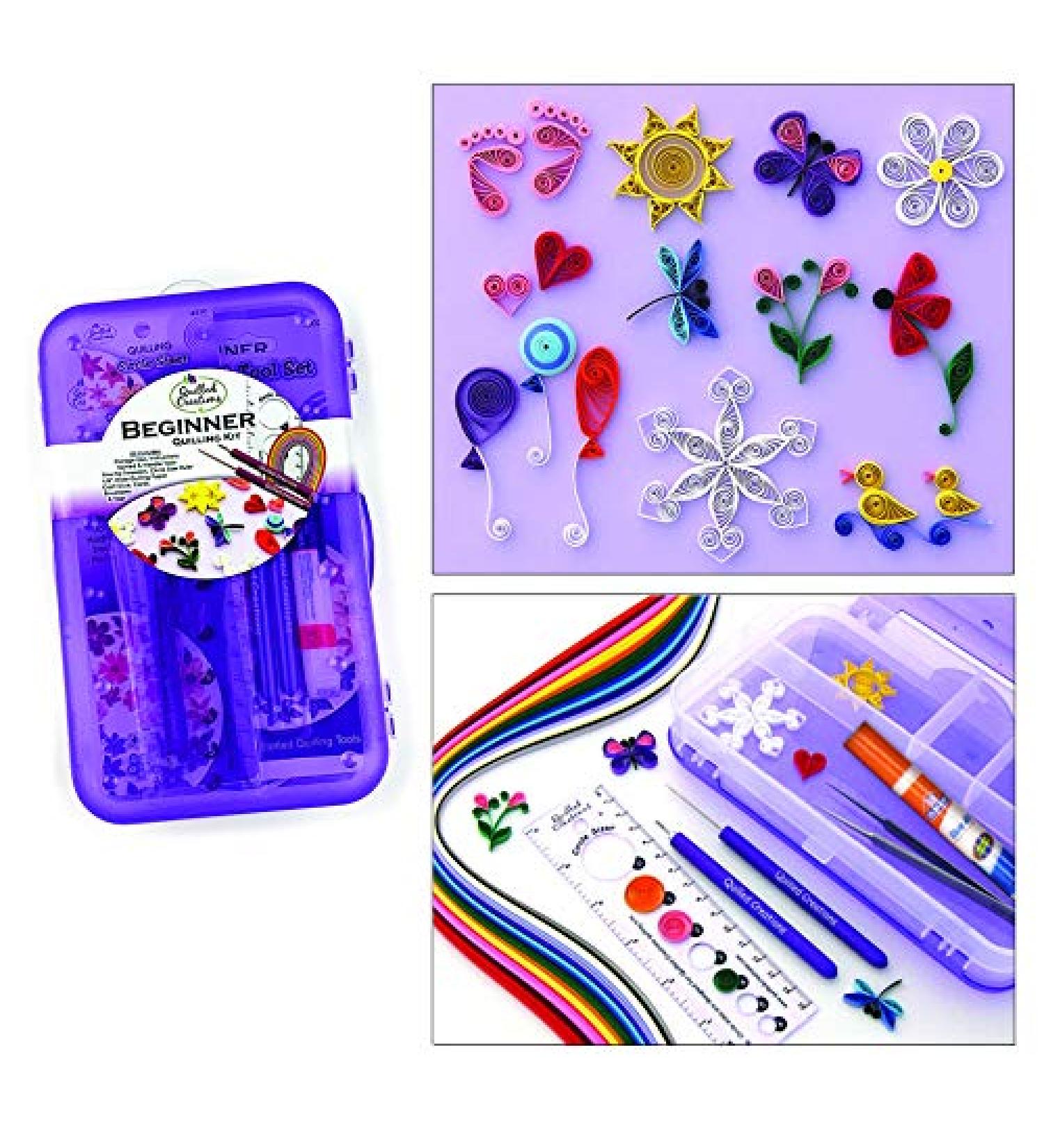 Quilled Creations Q400 Beginner Quilling Kit - Complete Set for Novice Paper Crafters - Buy Online on GoSupps.com