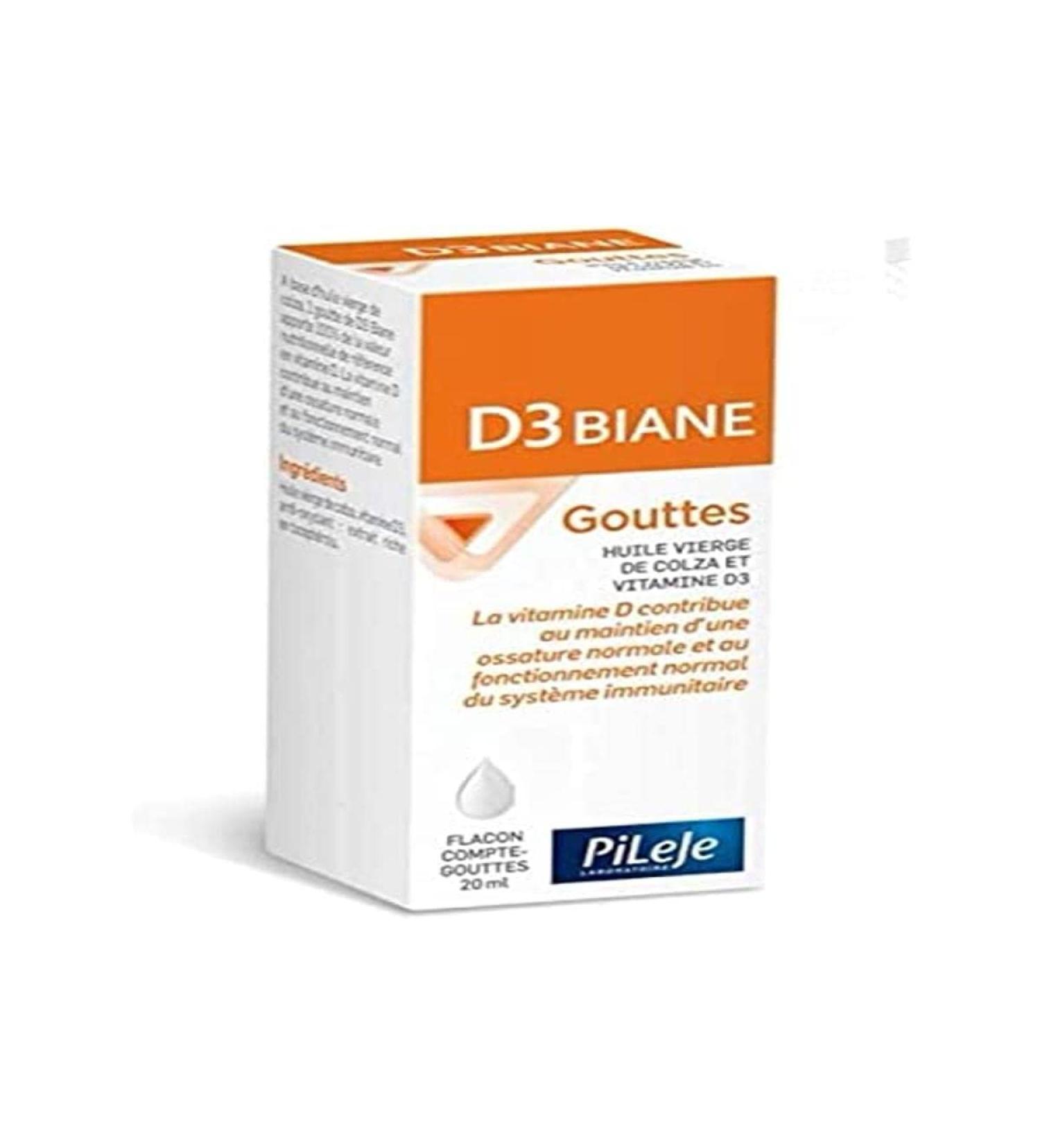 PILEJE D3 biane drops 20 ml