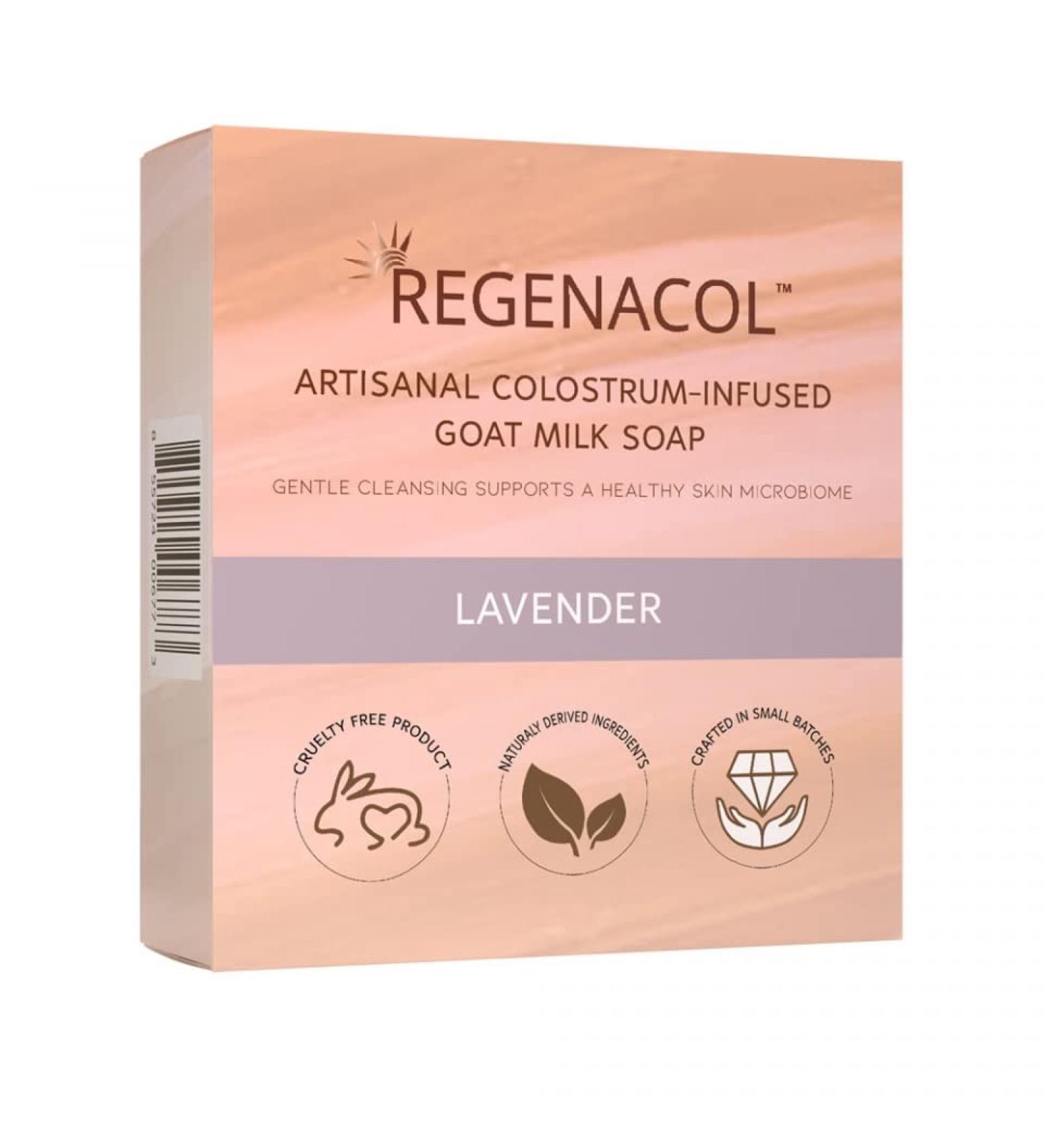 Artisanal Colostrum-Infused Goat Milk Soap - Lavender