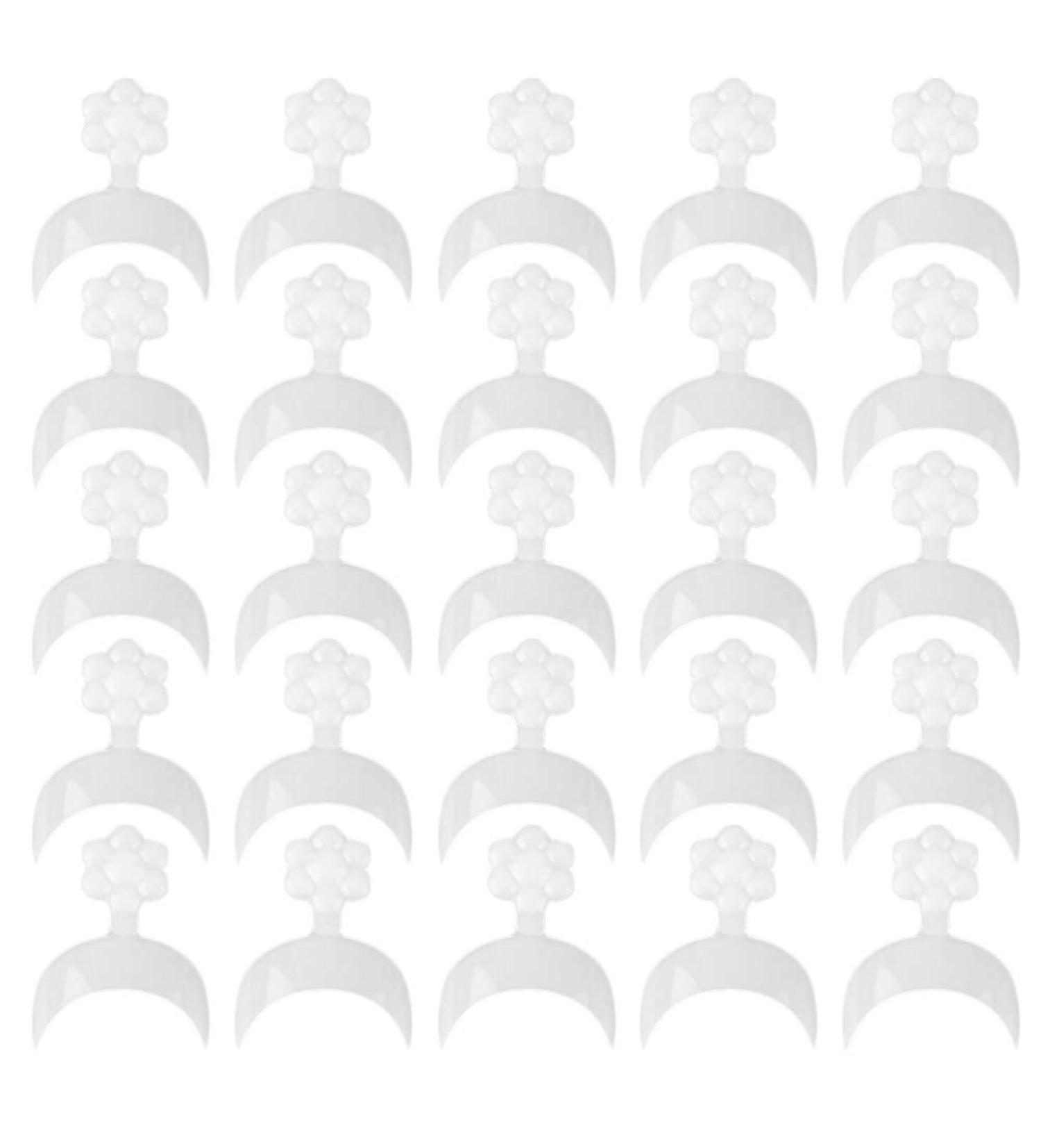 Buy Minkissy 500 pcs White Artificial Nail Tips | DIY Nail Art & Design for Beginners | International Shipping - Buy Online on GoSupps.com