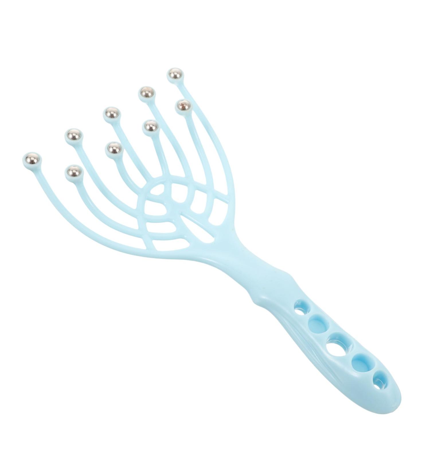 Beaupretty Scalp Massager & Hair Scratchy Claw Tool - 5-Claw Hand Massager for Women - Sky Blue 20x9.5cm - Best Head Massage Experience - Buy Online on GoSupps.com