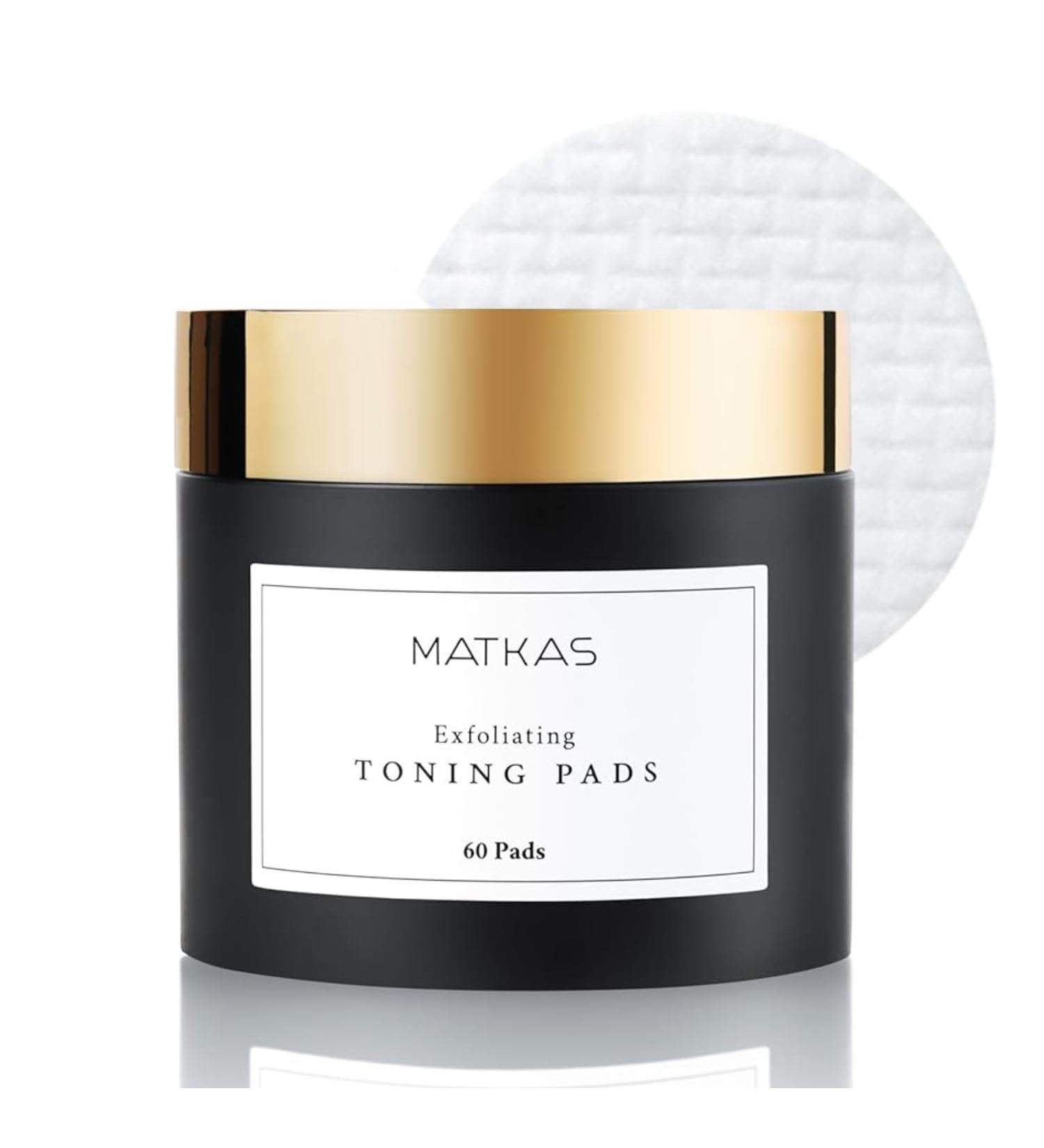 MATKAS Korean Exfoliating Witch Hazel Toning Pads - 60 pcs Korean Skin Care Glycolic Acid Toner Pads AHA BHA Gentle Face Exfoliator Facial Acid Peel for Dark Spots K Beauty Pore Minimizer for Face - Buy Online on GoSupps.com