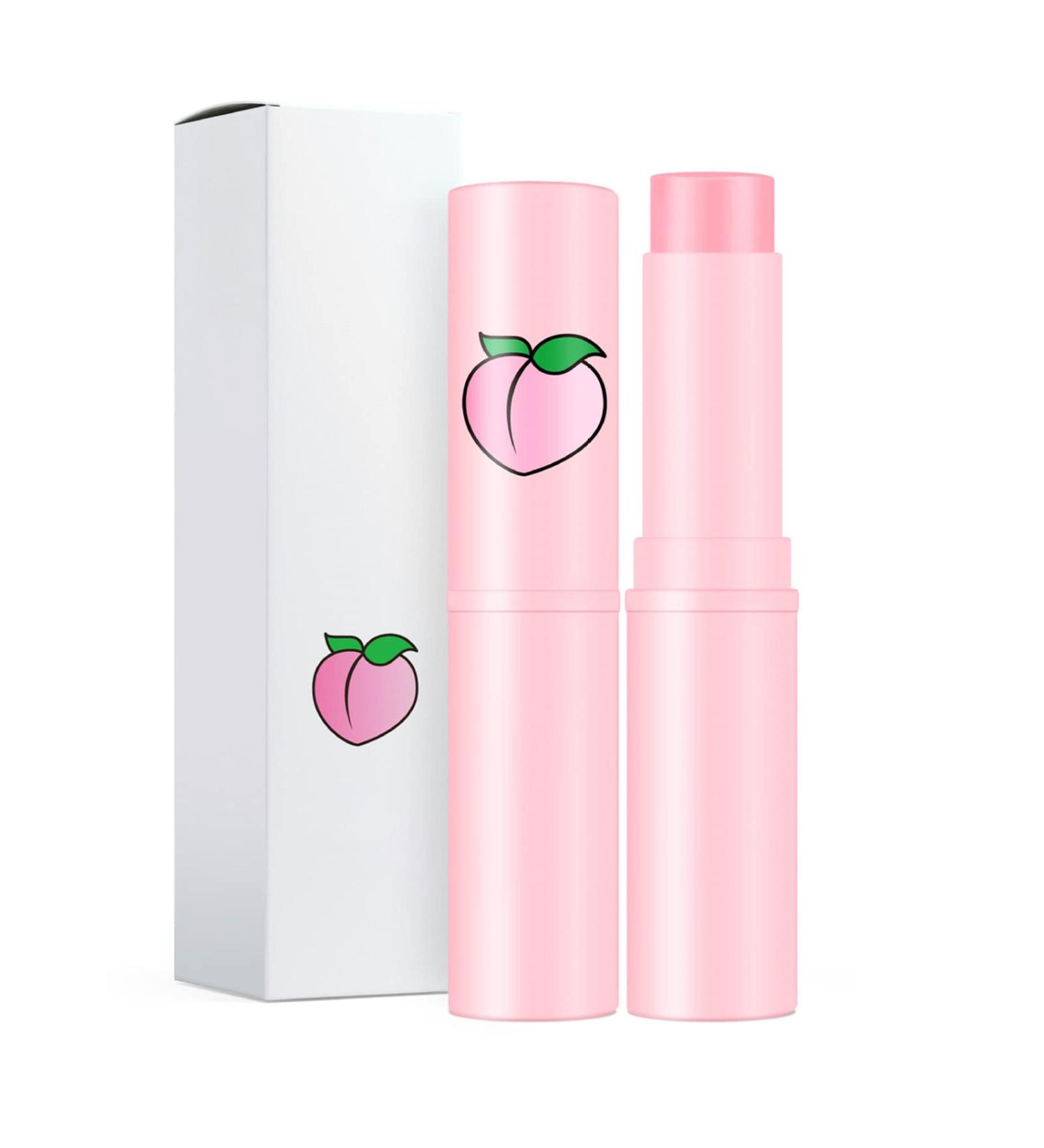 Moisturizing Lip Balm, Peach Fragrance Moisturizing Prevent Cracking Dryness Lip Balm 3.8g - Buy Online on GoSupps.com