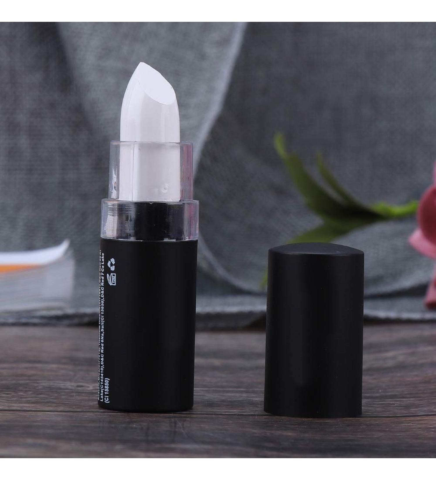 Long-Lasting Color Halloween Lipstick - High Color Rendering Matte Finish (No. 4 White) - Shop Now! - Buy Online on GoSupps.com