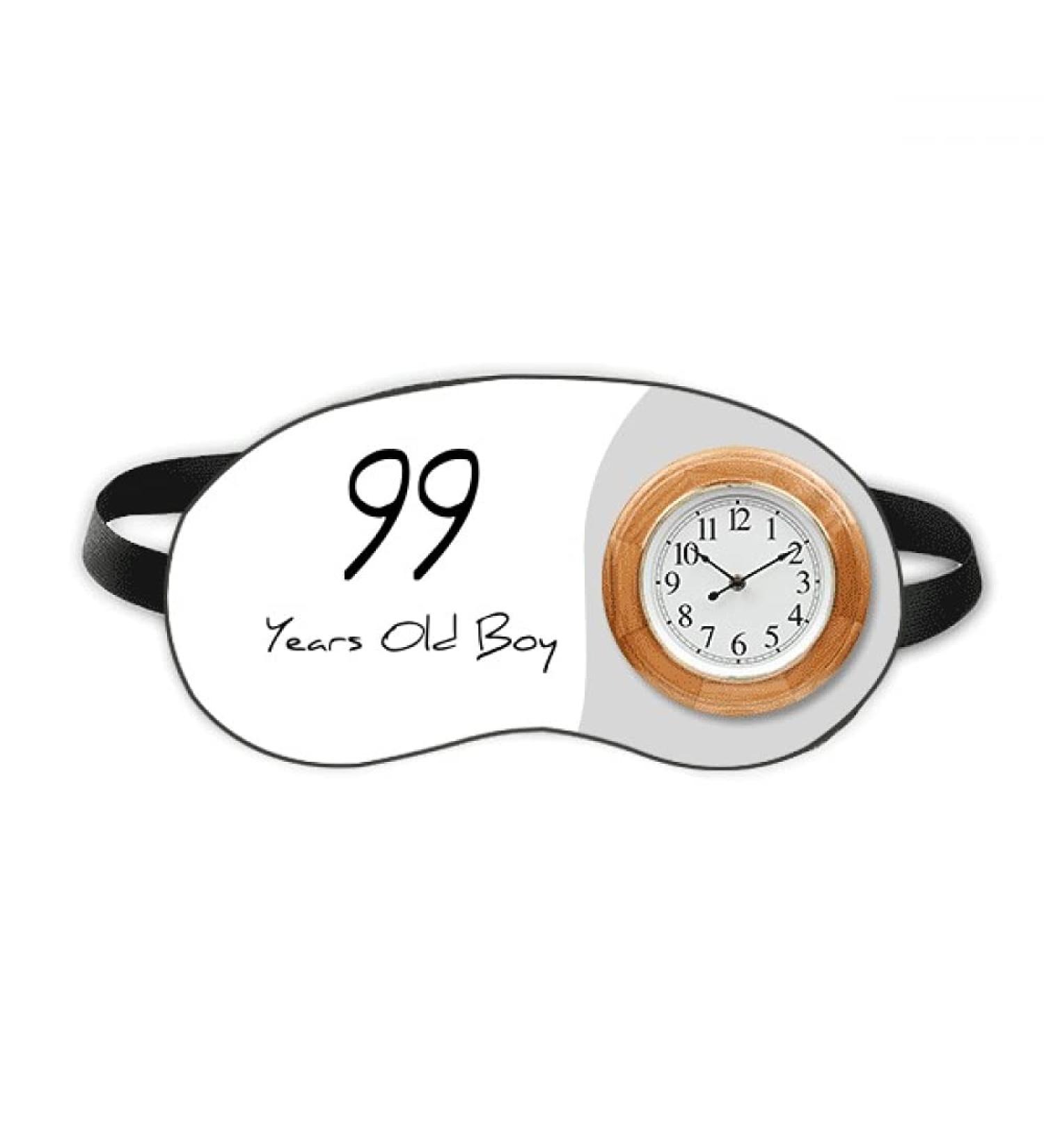 99-Year-Old Boy Sleep Eye Head Clock Travel Shade Cover - Longevity Design - Buy Online on GoSupps.com