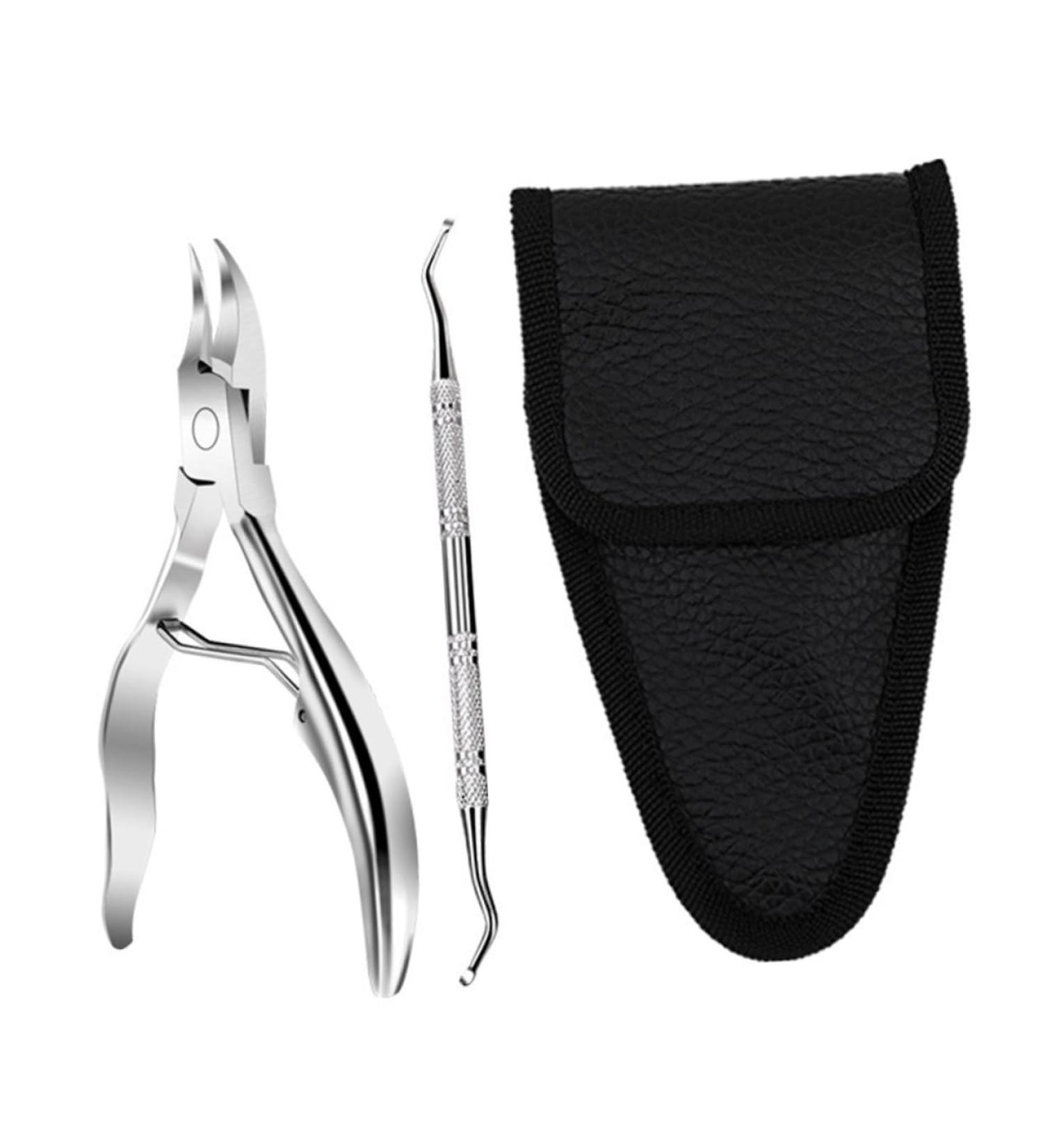 WOFASHPURET 1 Set Manicure 2-piece Set Pedicure Nail Kit De Manicura Nail Pliers Trimmer Pedicure Nail Clippers Trimmer Dead Skin Scissor Cuticle Manicure Set Stainless Steel Household - Buy Online on GoSupps.com