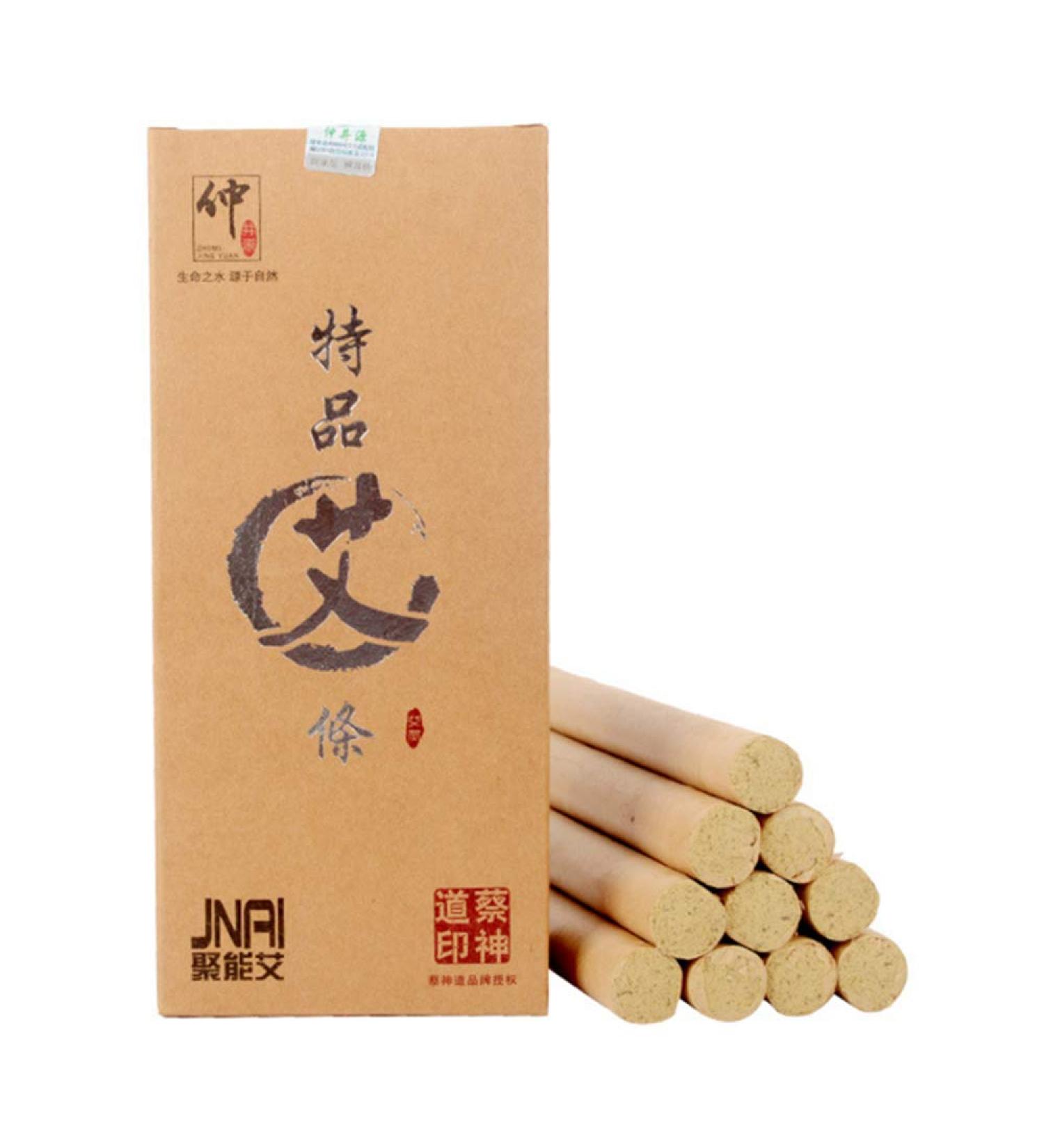 Buy Moxa Roll Sticks (10 PCs) - Pure Natural Handmade Moxa Rolls for Moxibustion - Ideal for All Ages - Buy Online on GoSupps.com