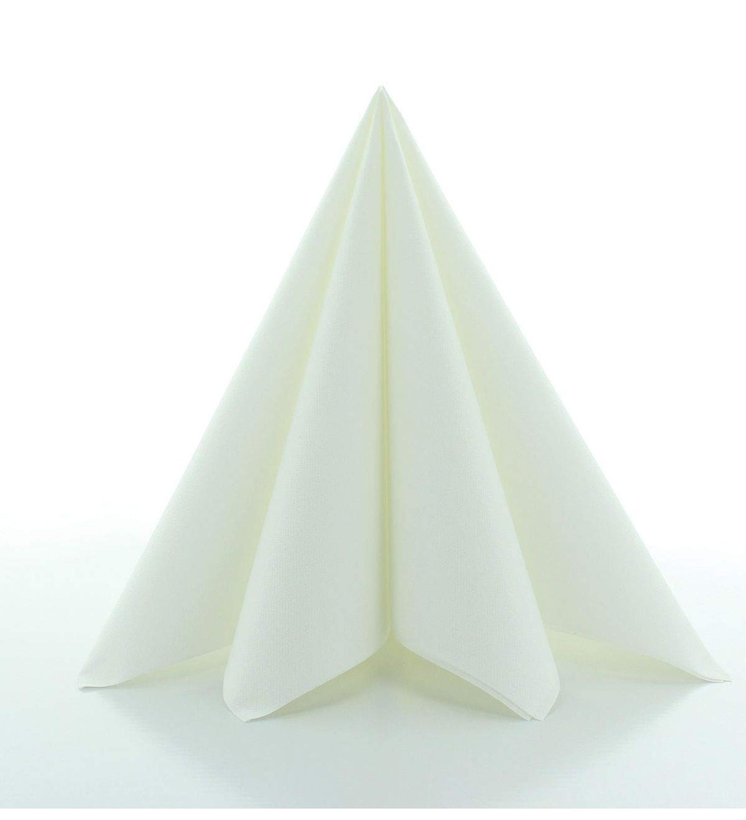 Premium White Airlaid Guest Napkins for Weddings & Celebrations - 50 Pack 40x40 cm Fold - Buy Online on GoSupps.com