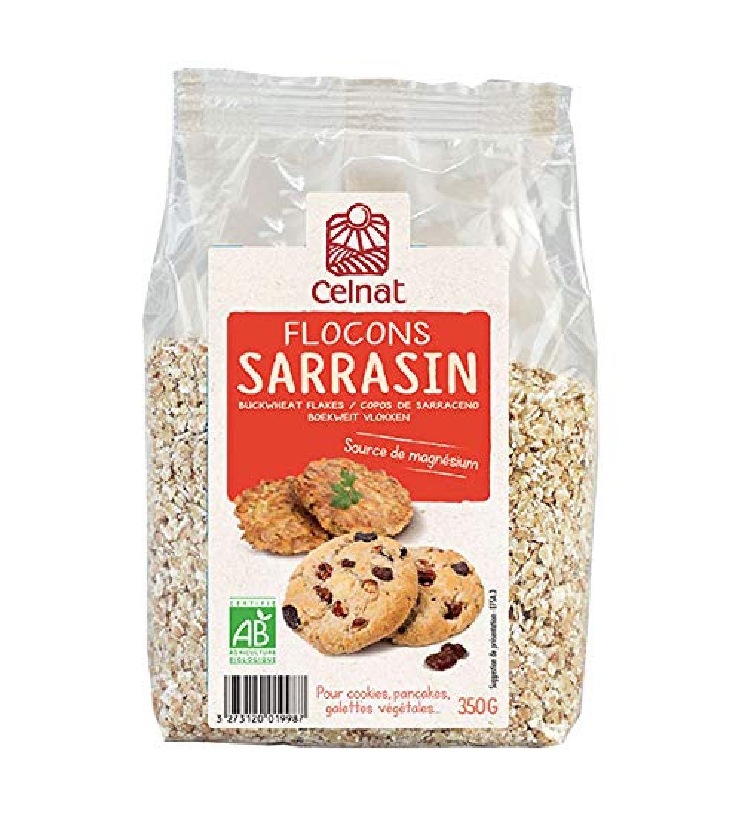 Celnat - Organic Buckwheat Flakes - 350G - Sold per unit - Buy Online on GoSupps.com