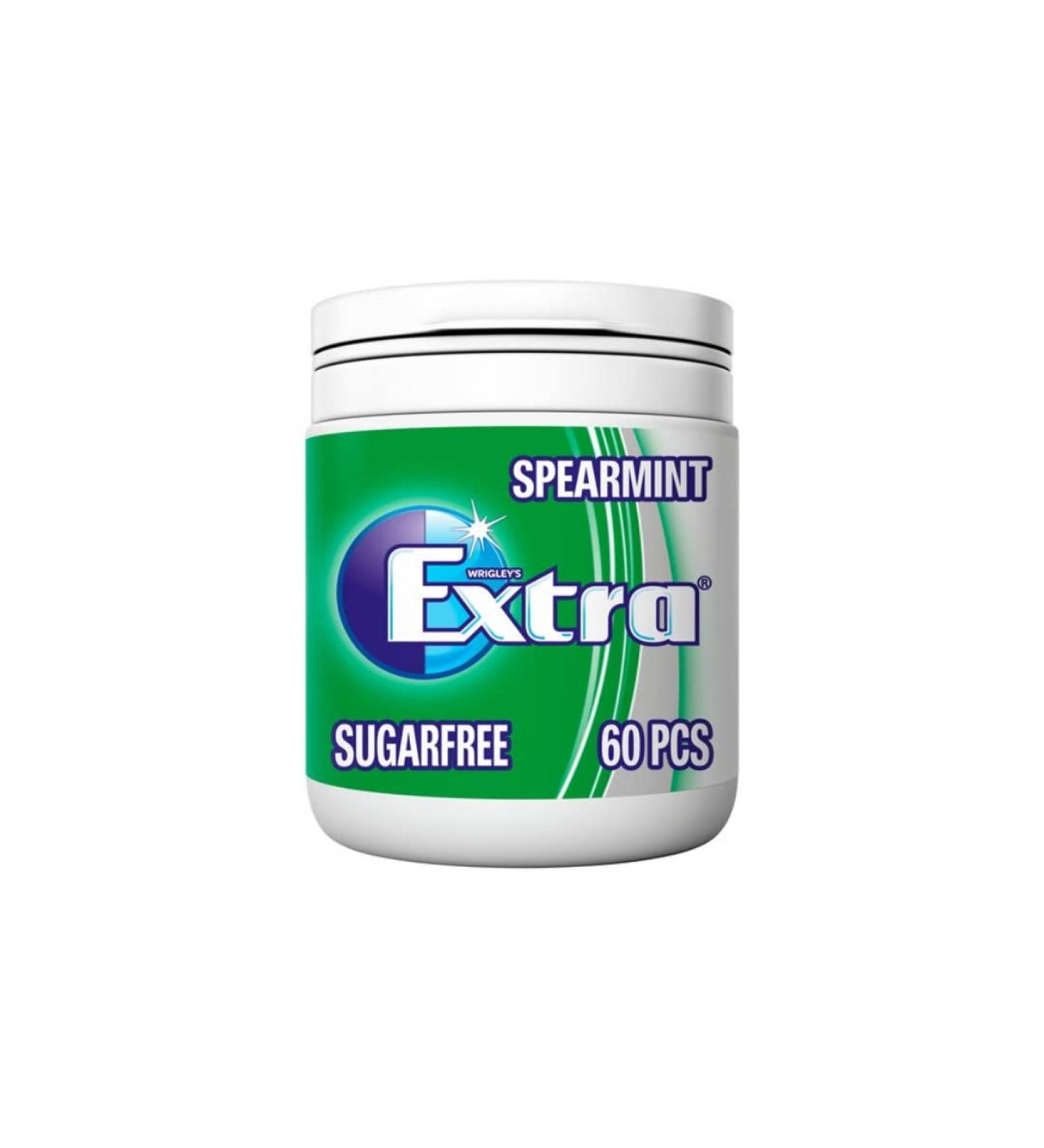 Wrigley's Extra Spearmint Bottle 60 Piece x 5 pack