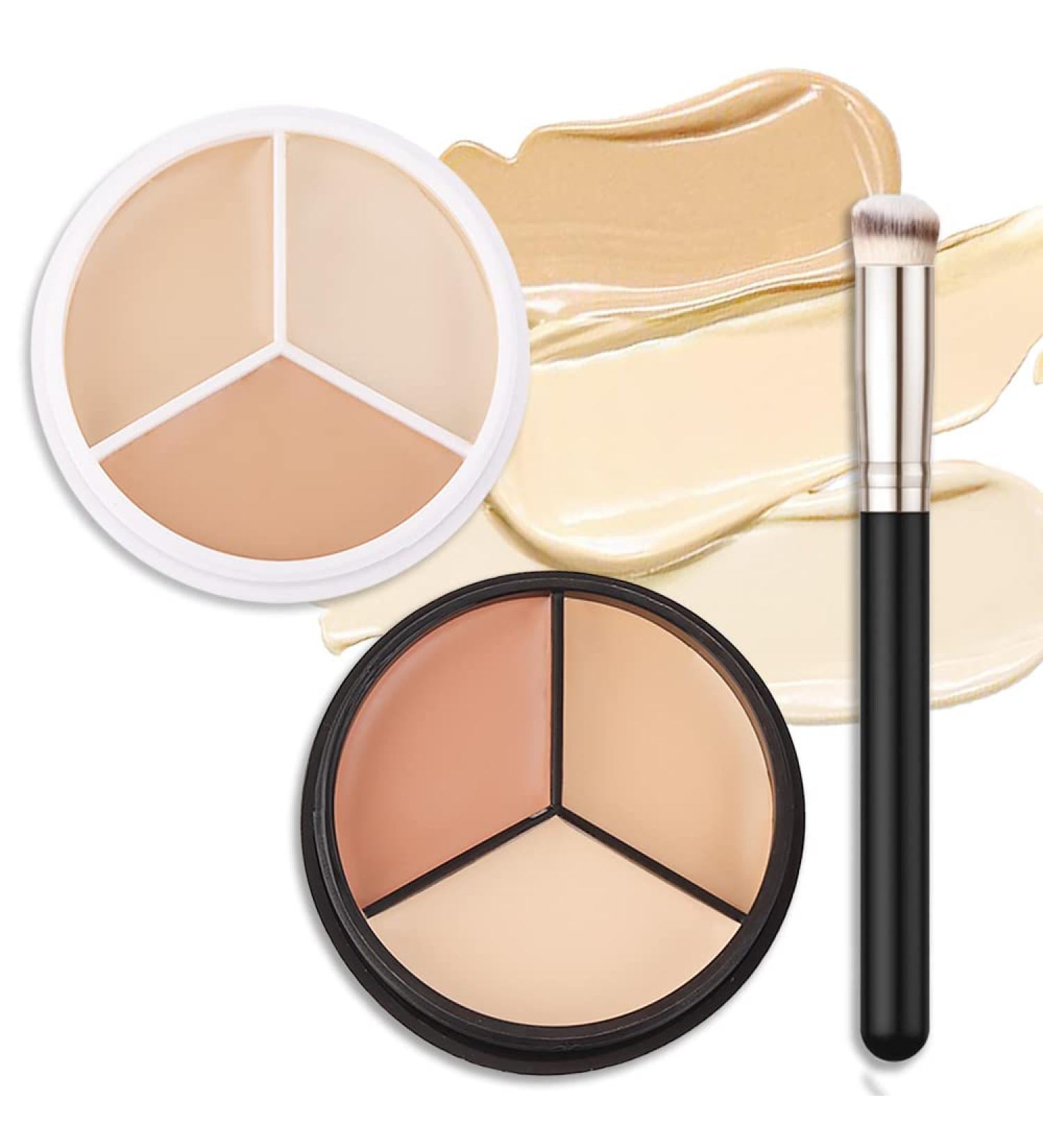 KMF2005 Professional Correcting Concealer Palette - 5.2*3 Colors - 2Pcs - Buy Online on GoSupps.com