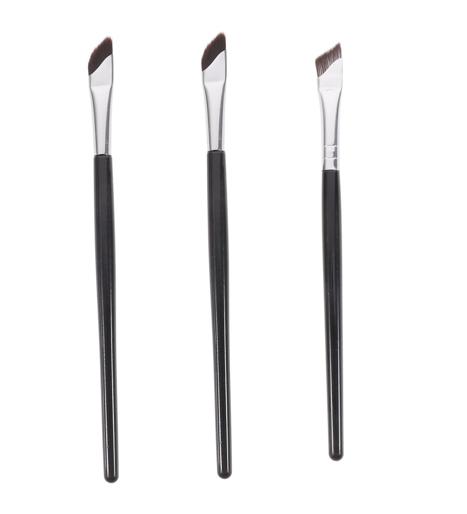 IWOWHERO 3pcs Set Eyebrow Brush Applicator Eye Brush Angled Concealer Brush Eyeshadow Brush Liner Brush Nylon - Buy Online on GoSupps.com
