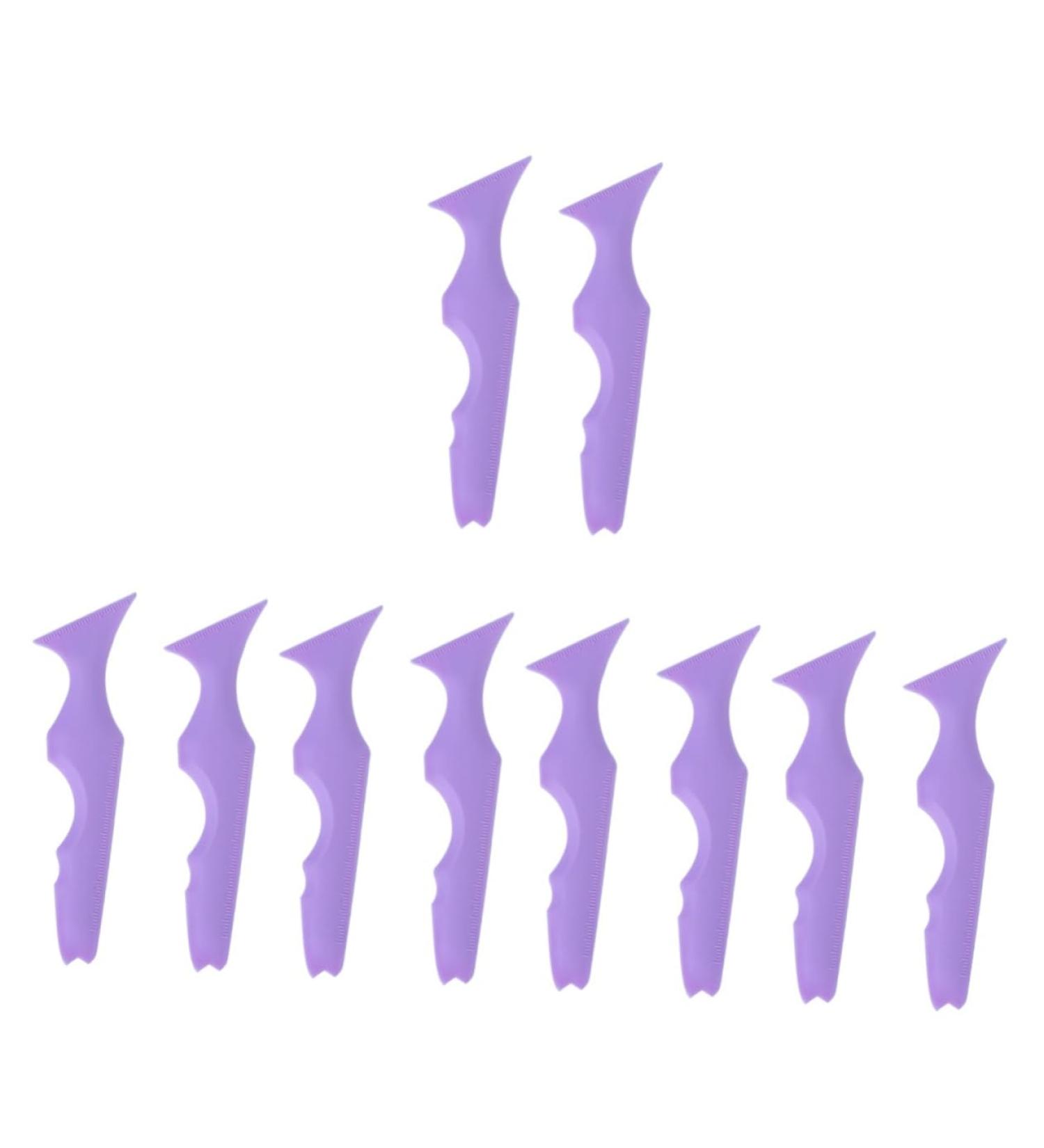 POPETPOP Eyelash Tool 10 pcs Drawing Reusable Supplies Stencils Eyeshadow Lipstick Girls Cosmetics Eyeliner Beauty - Buy Online on GoSupps.com