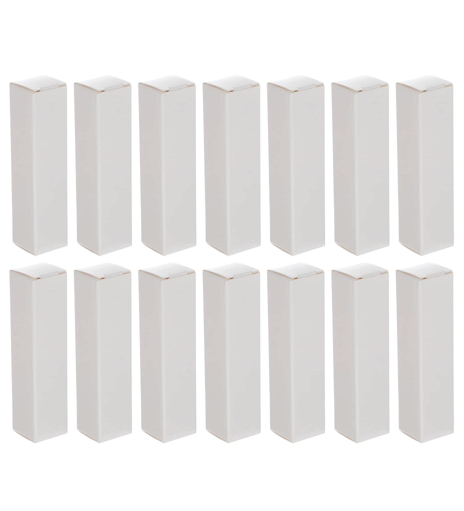 EXCEART Lipstick Pack Box - 50 Pcs Kraft Paper Lipstick Storage Boxes (White) - Lip Gloss Tubes & Balm Wrapping - Essential Oil Packaging - Buy Online on GoSupps.com