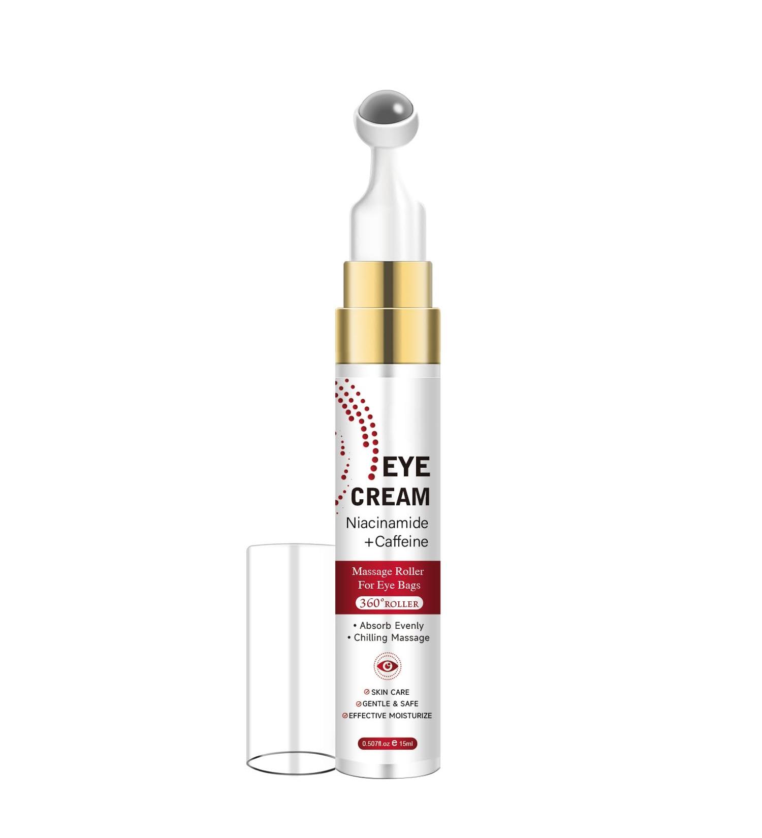 6% Caffeine Eye Cream for Anti-Aging with Retinol Niacinamide Collagen Under Eye Cream for Dark Circles Fine Lines Wrinkles Puffiness and Bags Under Eyes Eye Bags Treatment for Women & Men 0.5 oz - Buy Online on GoSupps.com