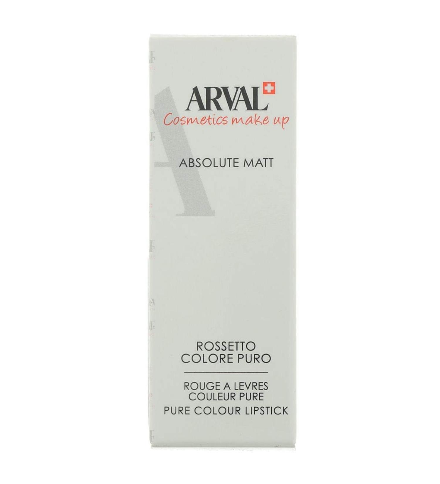 ARVAL Arval Absolute Matt Lipstick Colour Puro N.01 Coral Red 6 g