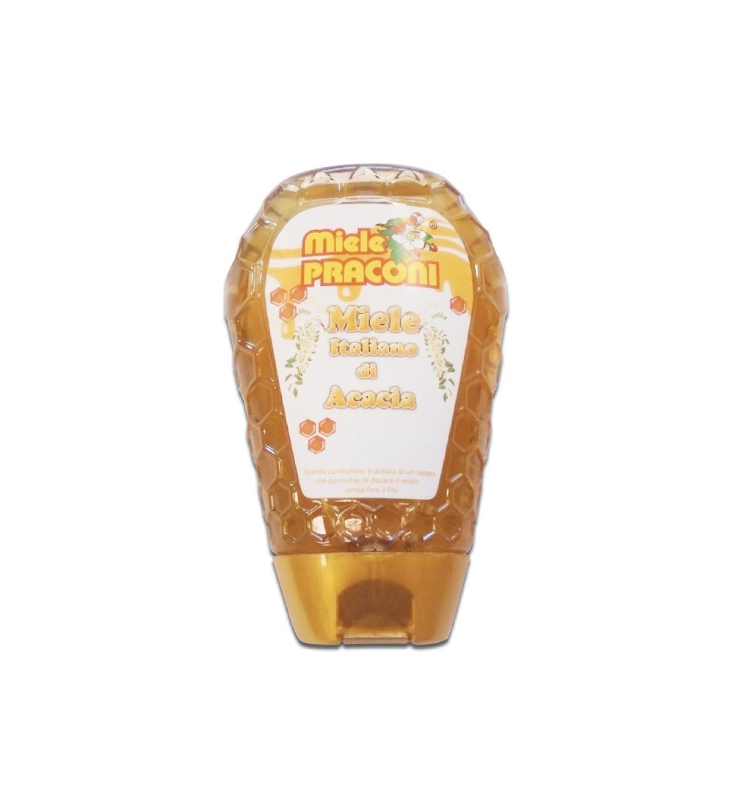 350 g of 100% Italian acacia - Dolcisant Honey Natural Sweetener - Honey in plastic box Squezer de Nettoyage italien - Buy Online on GoSupps.com