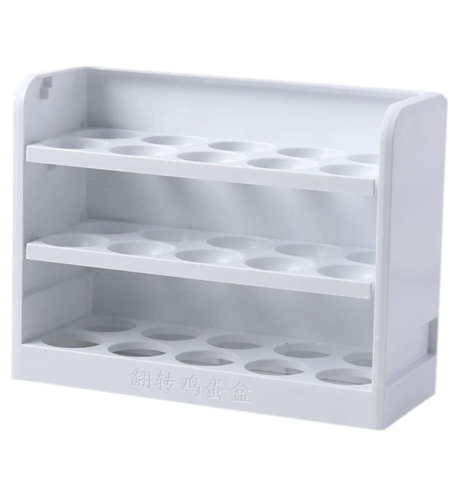 FUNOMOCYA Egg Storage Box Clear Stand Egg Tray for Refrigerator Household Egg Organizer Dedicated Fresh Box - Buy Online on GoSupps.com
