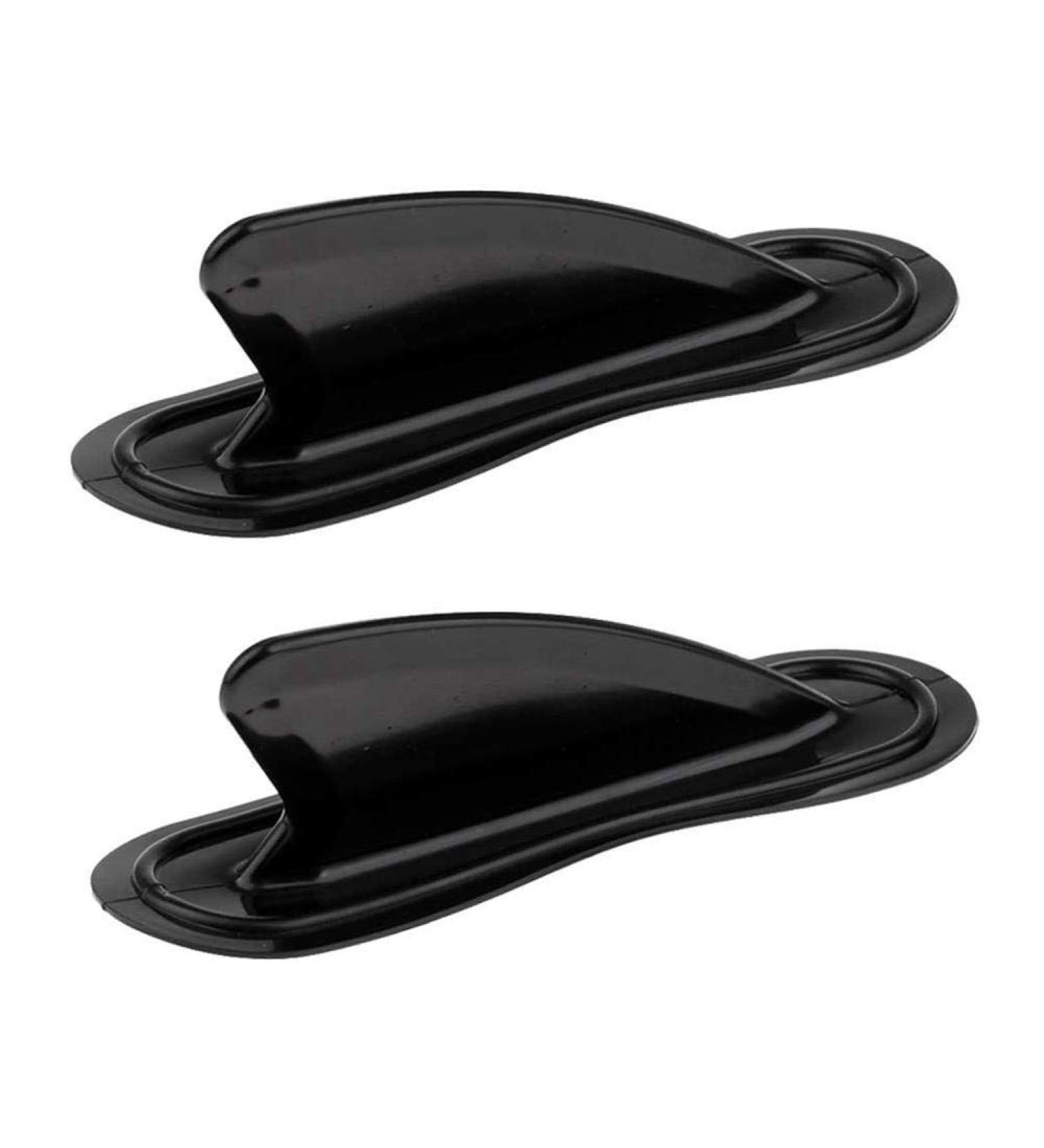 Enfudid 2 Pcs Kayak Skeg Tracking Fin - Universal PVC Replacement Accessory for Surfboard/Canoe Boat - Black - Buy Online on GoSupps.com