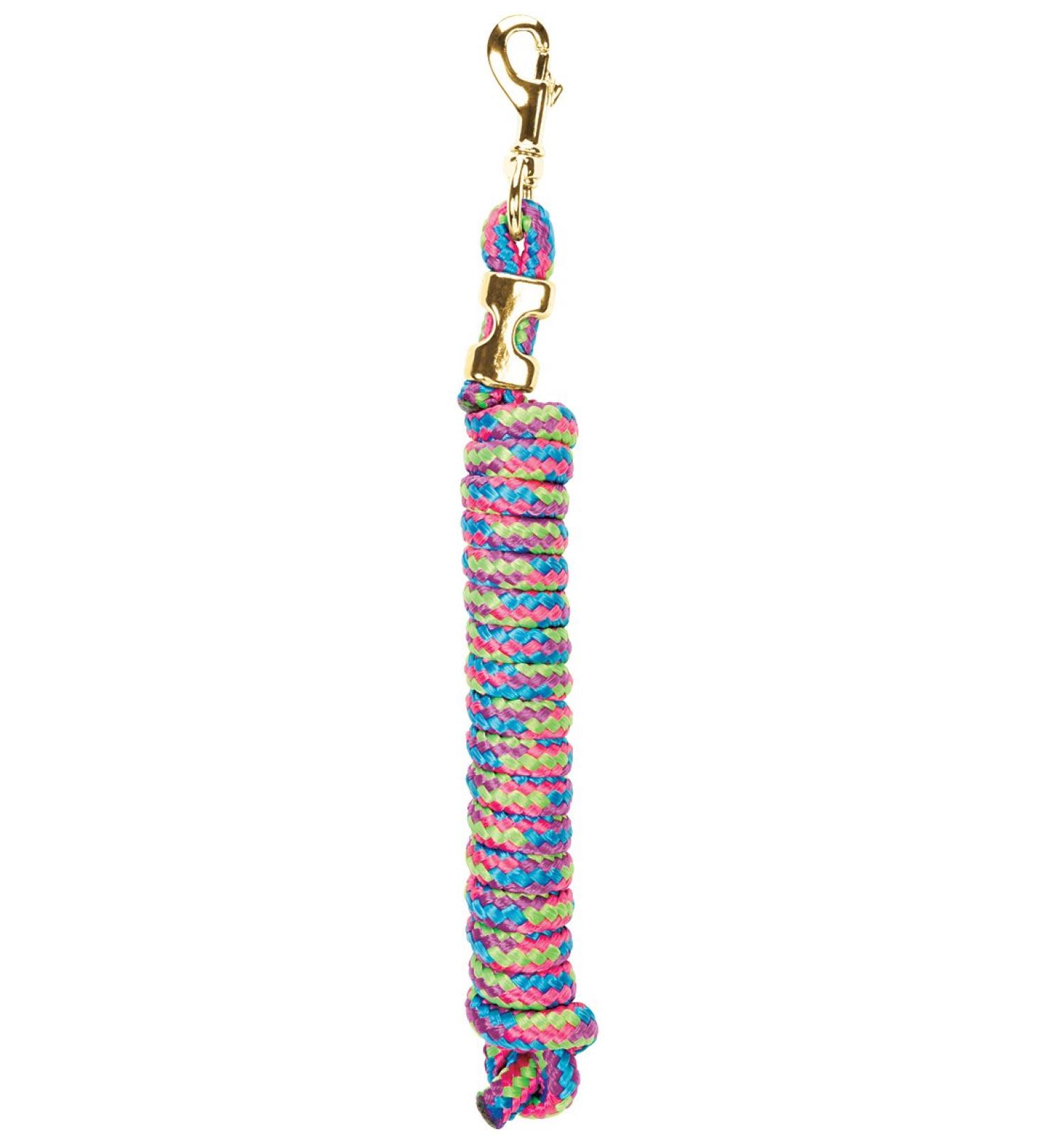 Weaver Leather Mini/Pony 7' Poly Lead Rope Pink Fusion/Purple Jazz/Hurricane Blue/Lime Zest