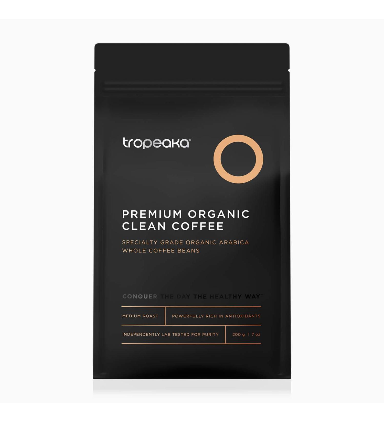 TROPEAKA Clean Premium Whole Beans 200g | Natural | Vegan | Quality | Gluten Free | Essential |