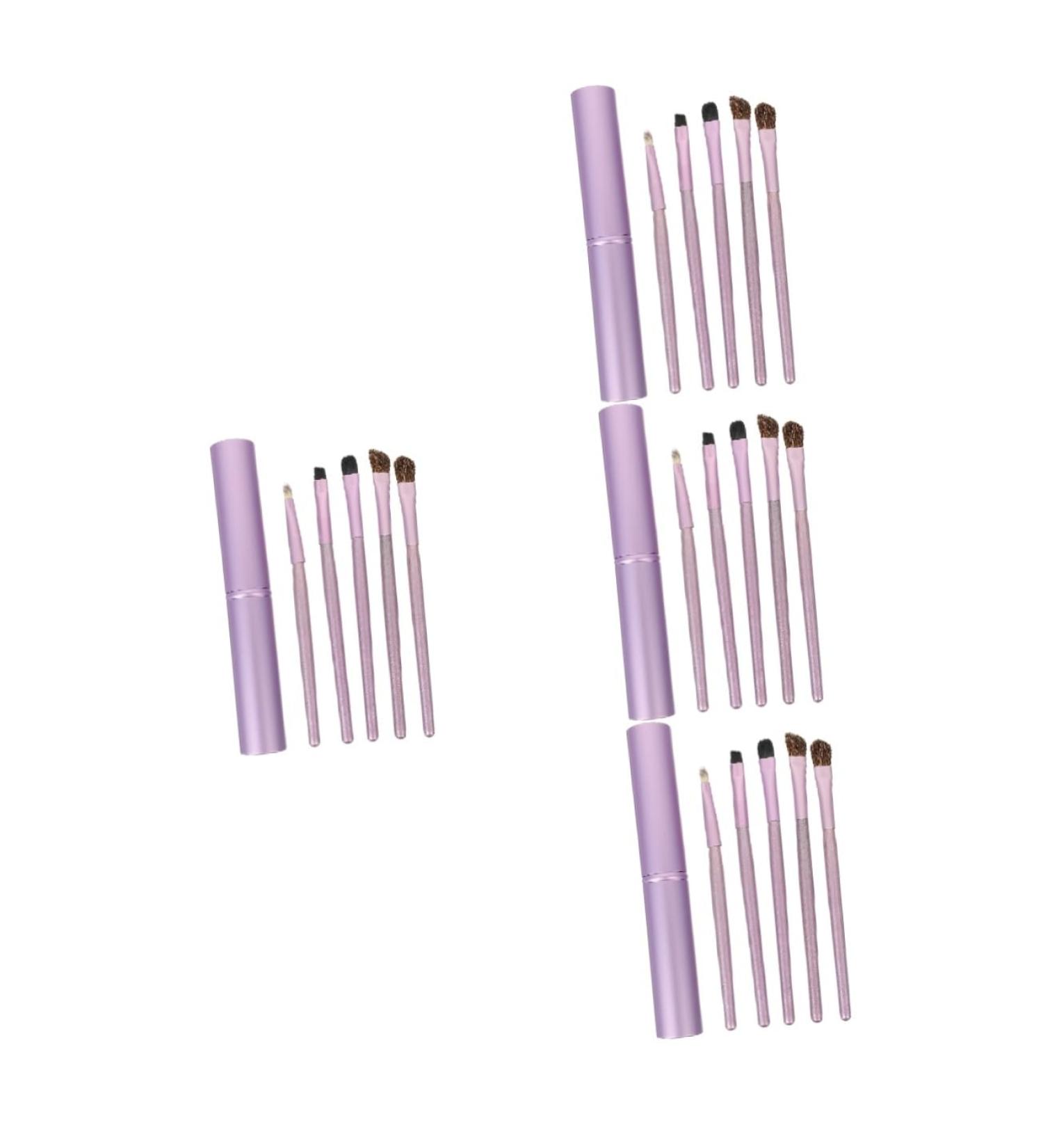 Beavorty 20 Pcs Horsehair Eyeshadow Brush Makeup Brush Flat Eyeshadow Brush Cosmetics Brush Miss Girl Tool - Buy Online on GoSupps.com