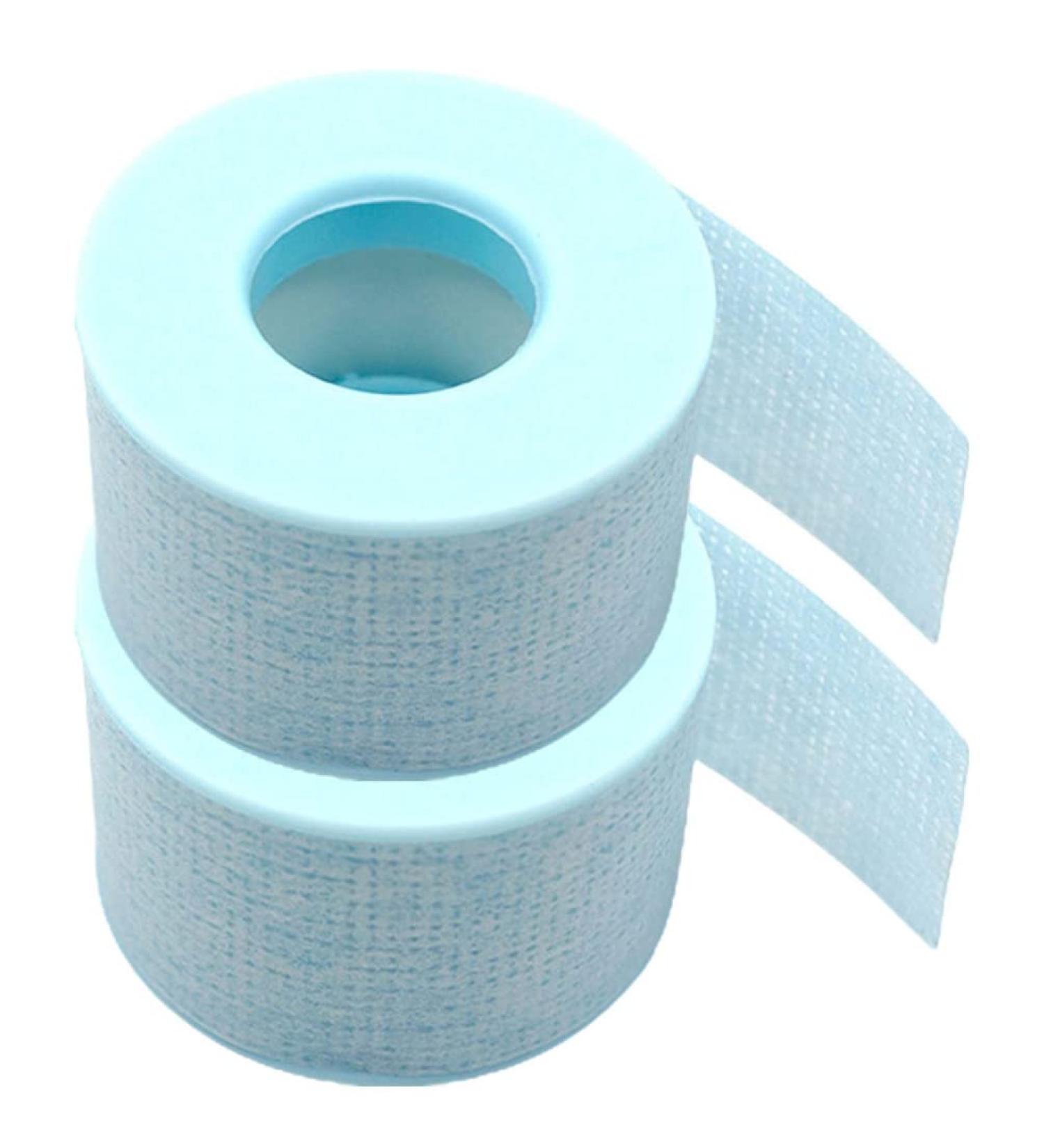 minkissy Blue Eyelash Tape Lash Tape Gel Eyelash Tapes Breathable Fabric Lash Extension Tape Eye Lashes Tools 2 Rolls - Buy Online on GoSupps.com
