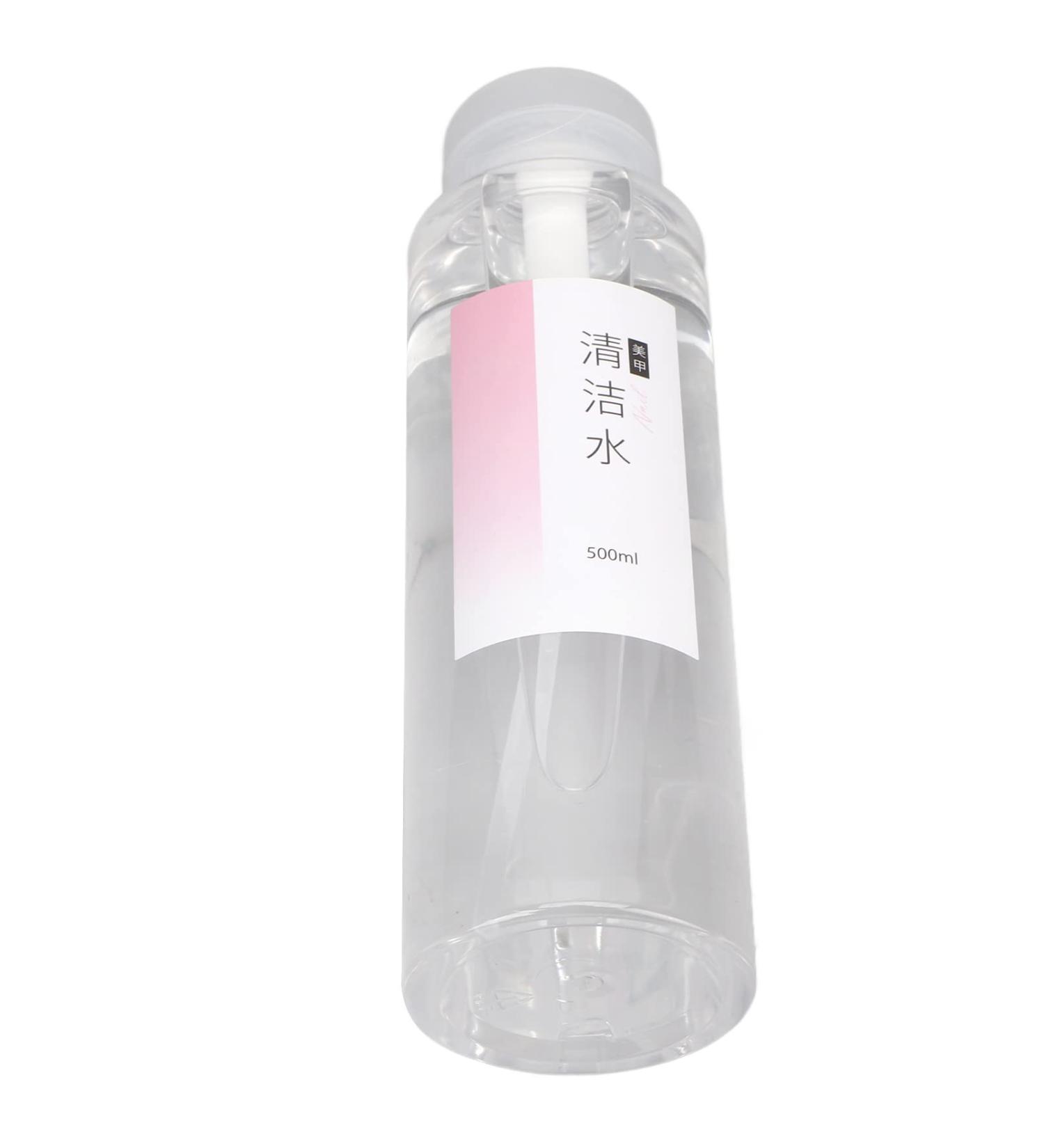 Nail Gel Polish Remover Prevent Dryness Nail Gel Cleanser 500ml Press Type Bottle Quickly Removal Plant Extract for Artist for Salon - Buy Online on GoSupps.com