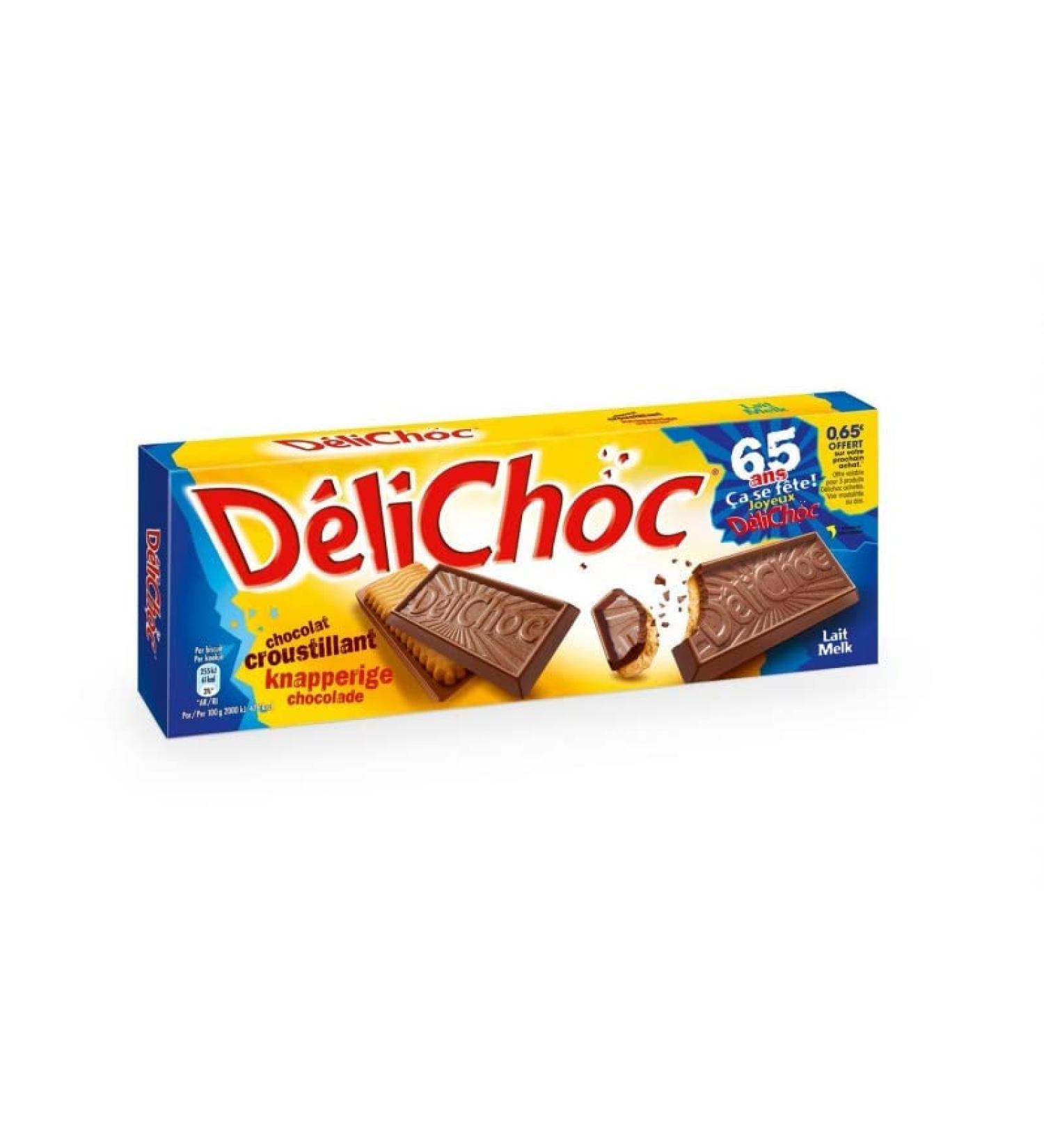 D LICHOC MILK CHOCOLATE BAR 150G DELICHOC PACK OF 5 - Buy Online on GoSupps.com